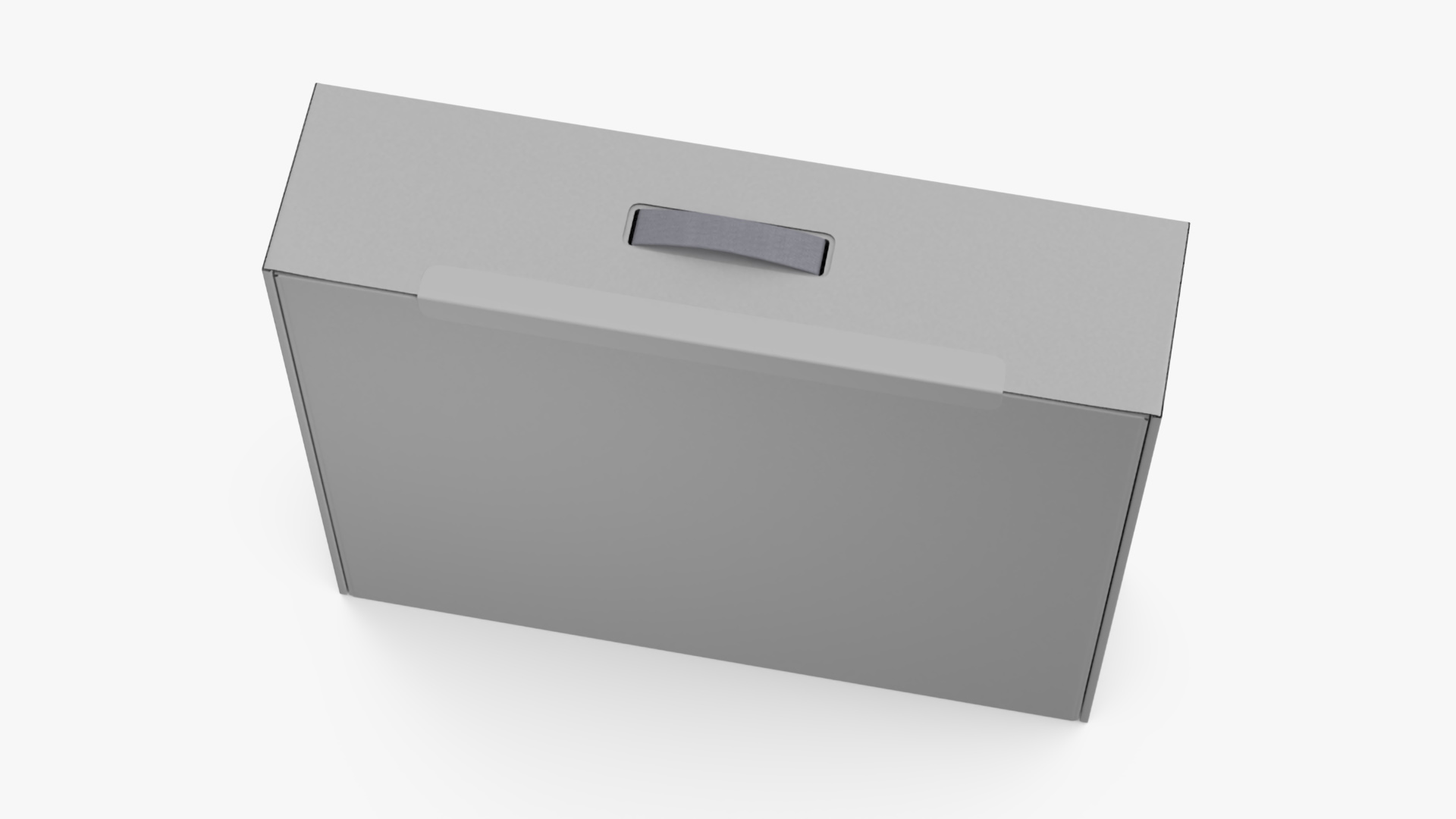 3D model White Cardboard Packaginig Box