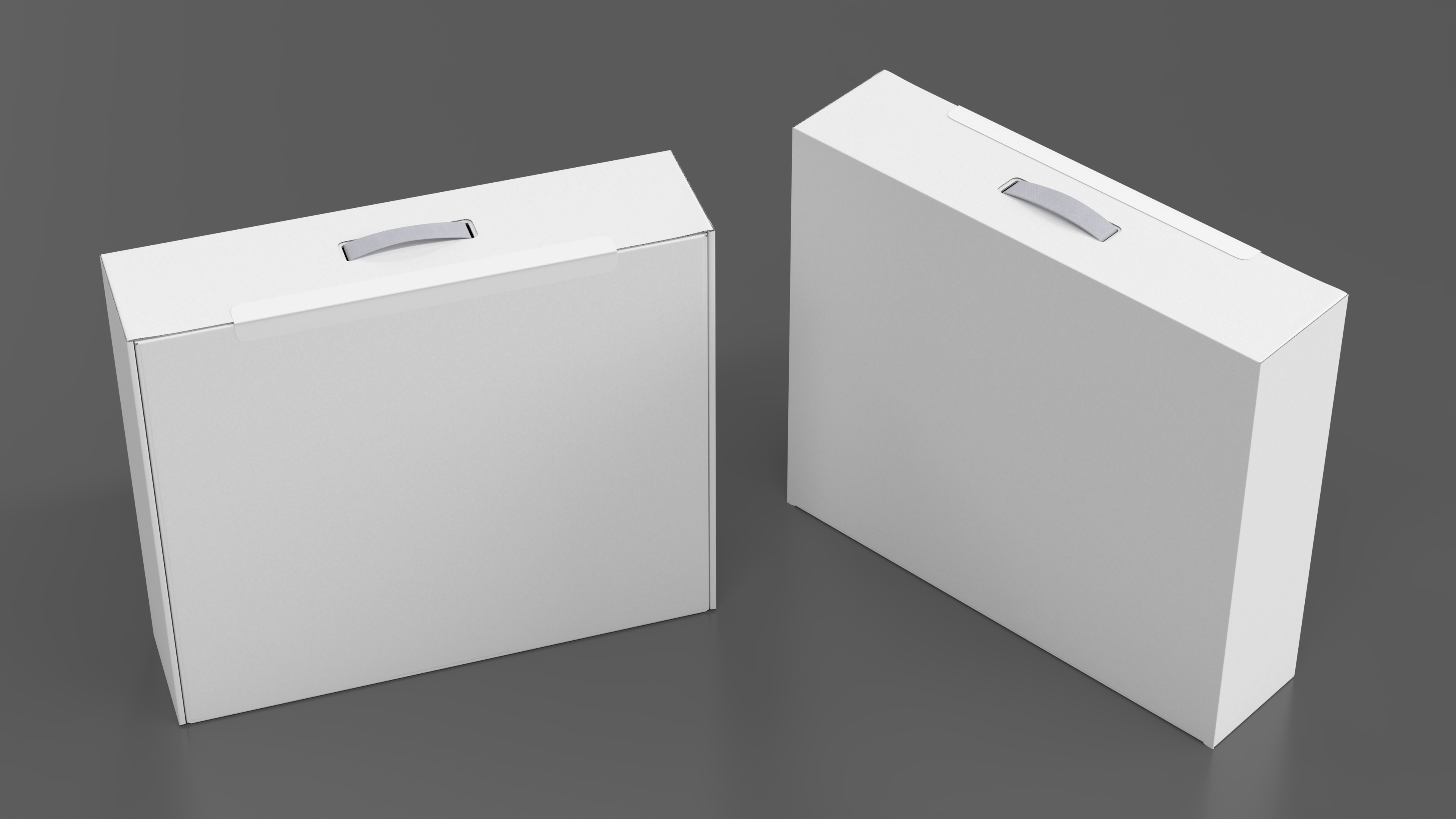 3D model White Cardboard Packaginig Box