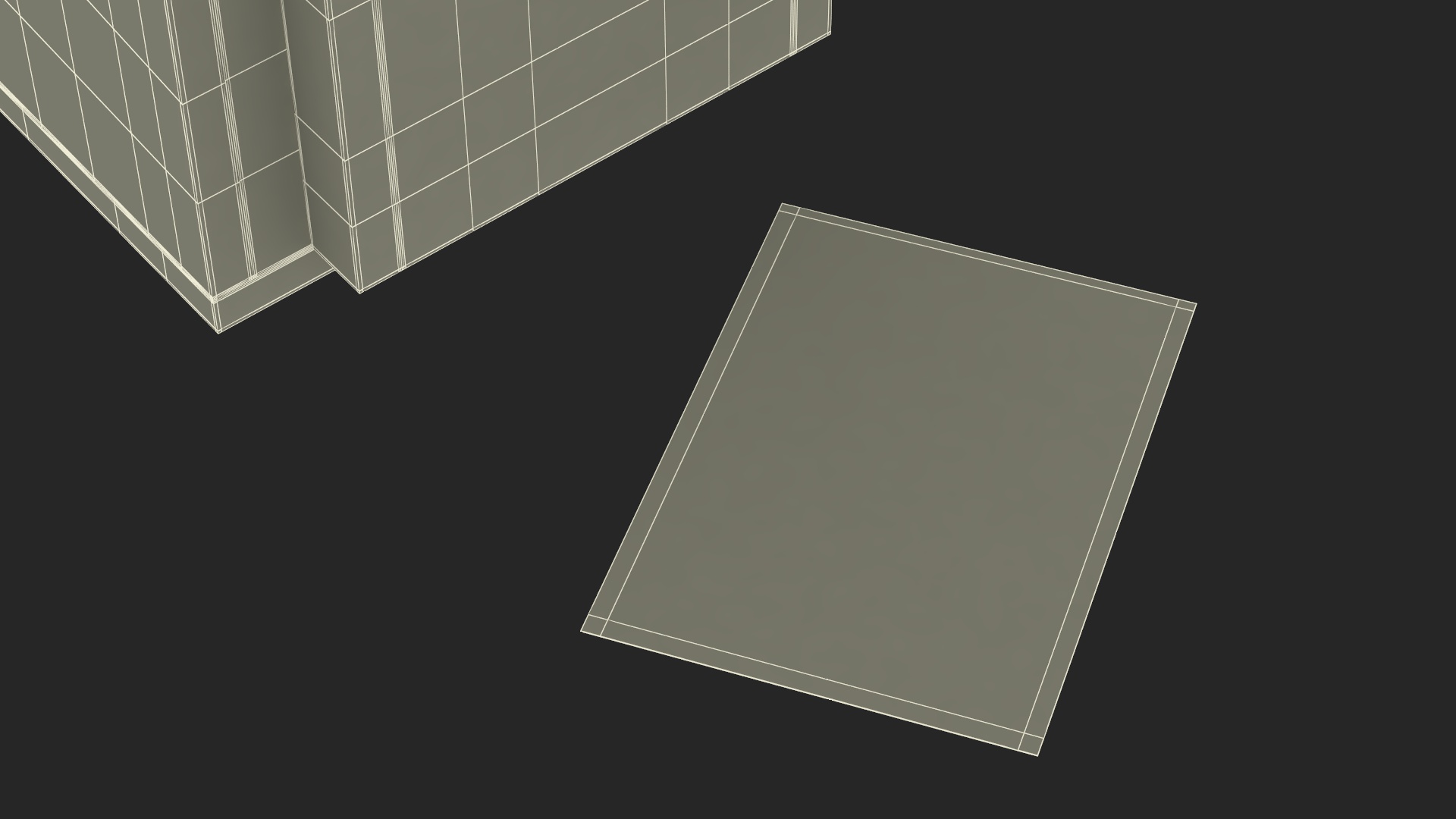 3D model Natural Pinewood Ballot Comment Box with Card