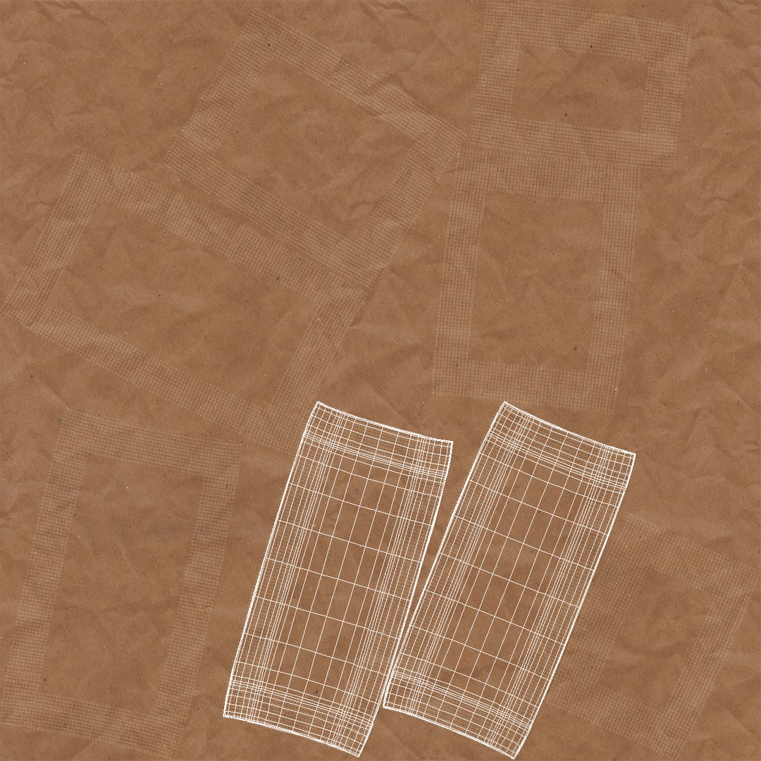 Realistic Sugar Packet 3D