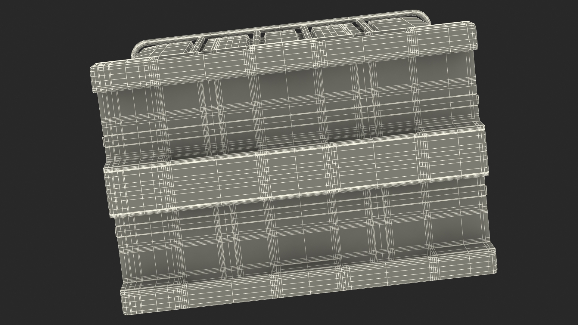 3D model Kruizinga IBC Container 640 Litre UN Approved Plastic Pallet