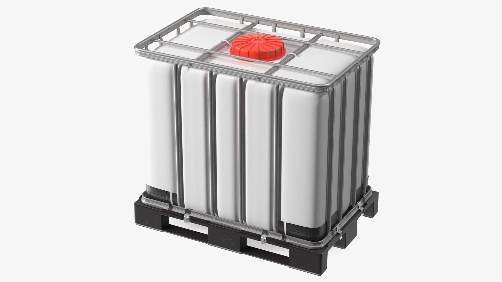 3D model Kruizinga IBC Container 640 Litre UN Approved Plastic Pallet