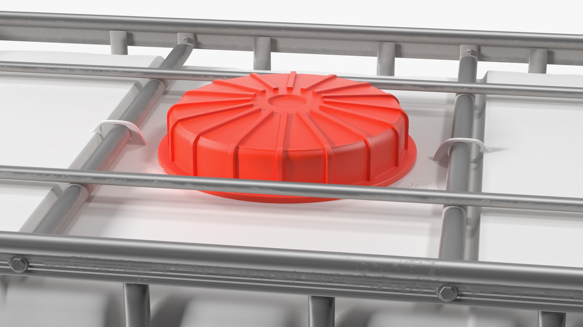 3D model Kruizinga IBC Container 640 Litre UN Approved Plastic Pallet