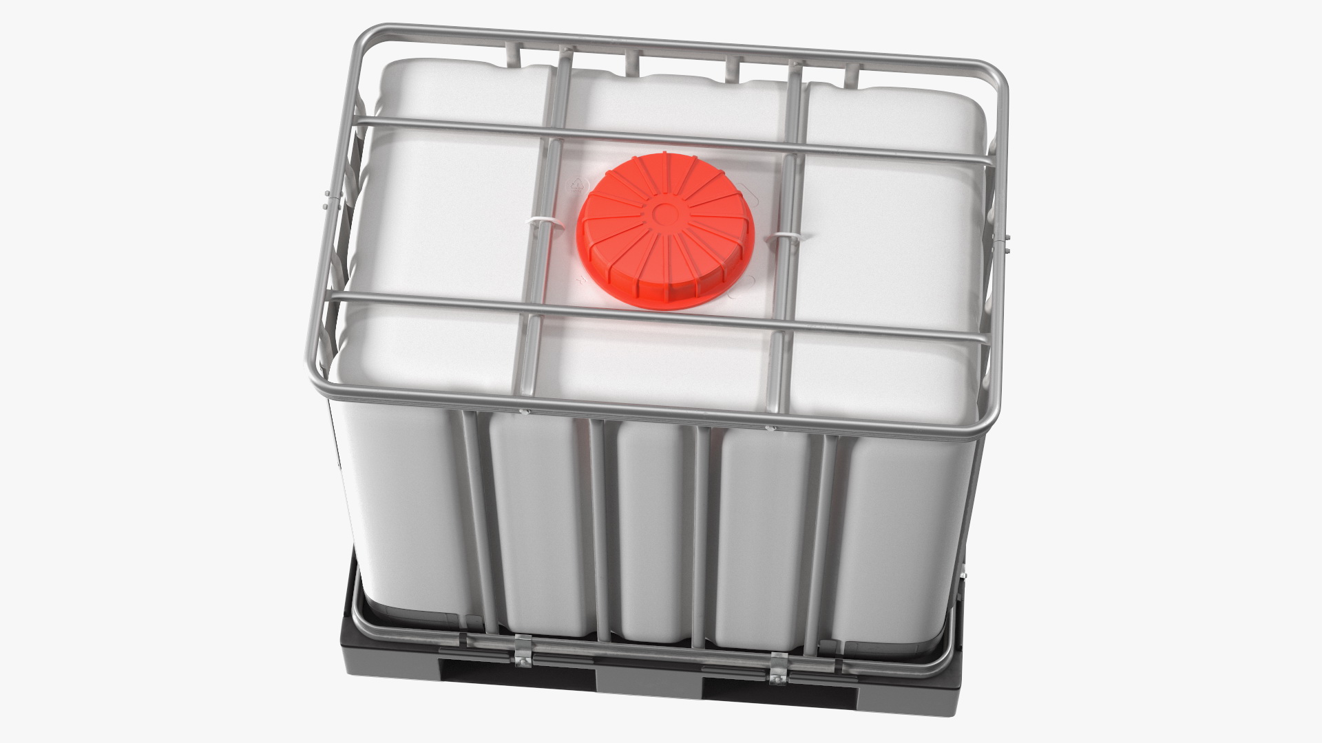 3D model Kruizinga IBC Container 640 Litre UN Approved Plastic Pallet