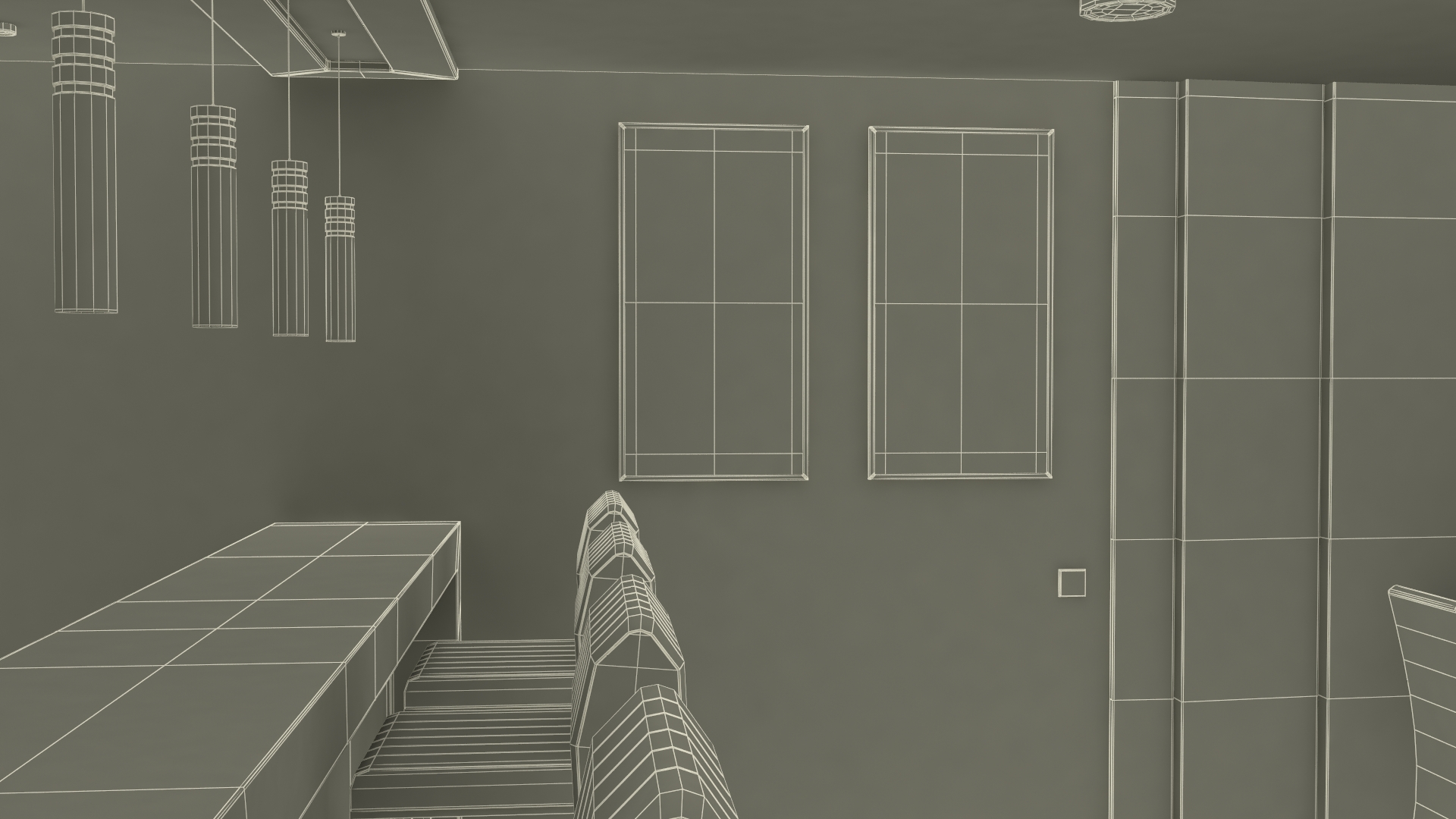 3D model Private Home Bar No Light