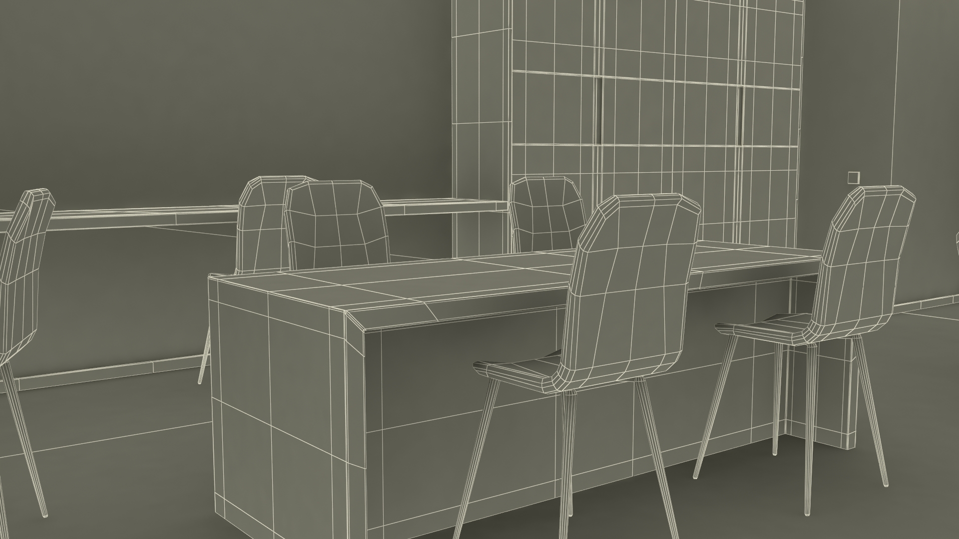 3D model Private Home Bar No Light