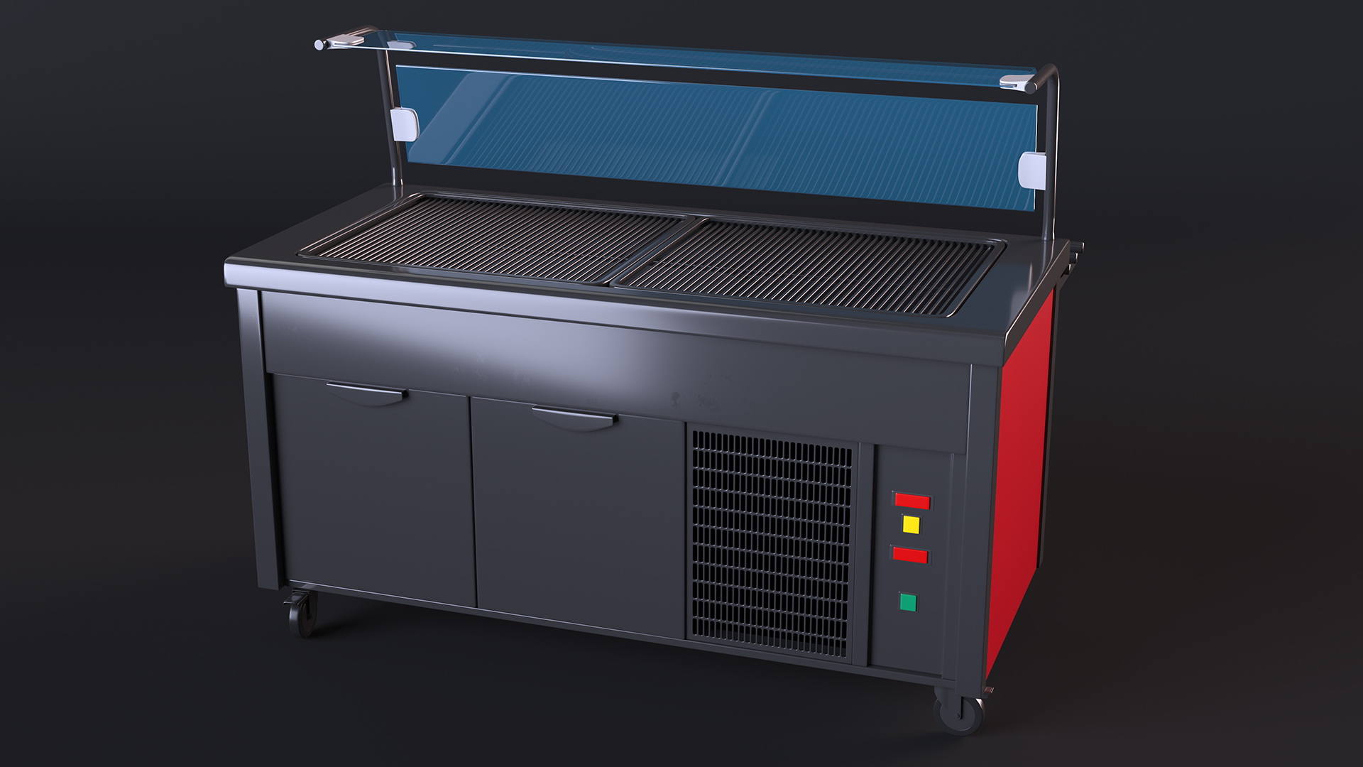 Counter Heated Service Line 3D
