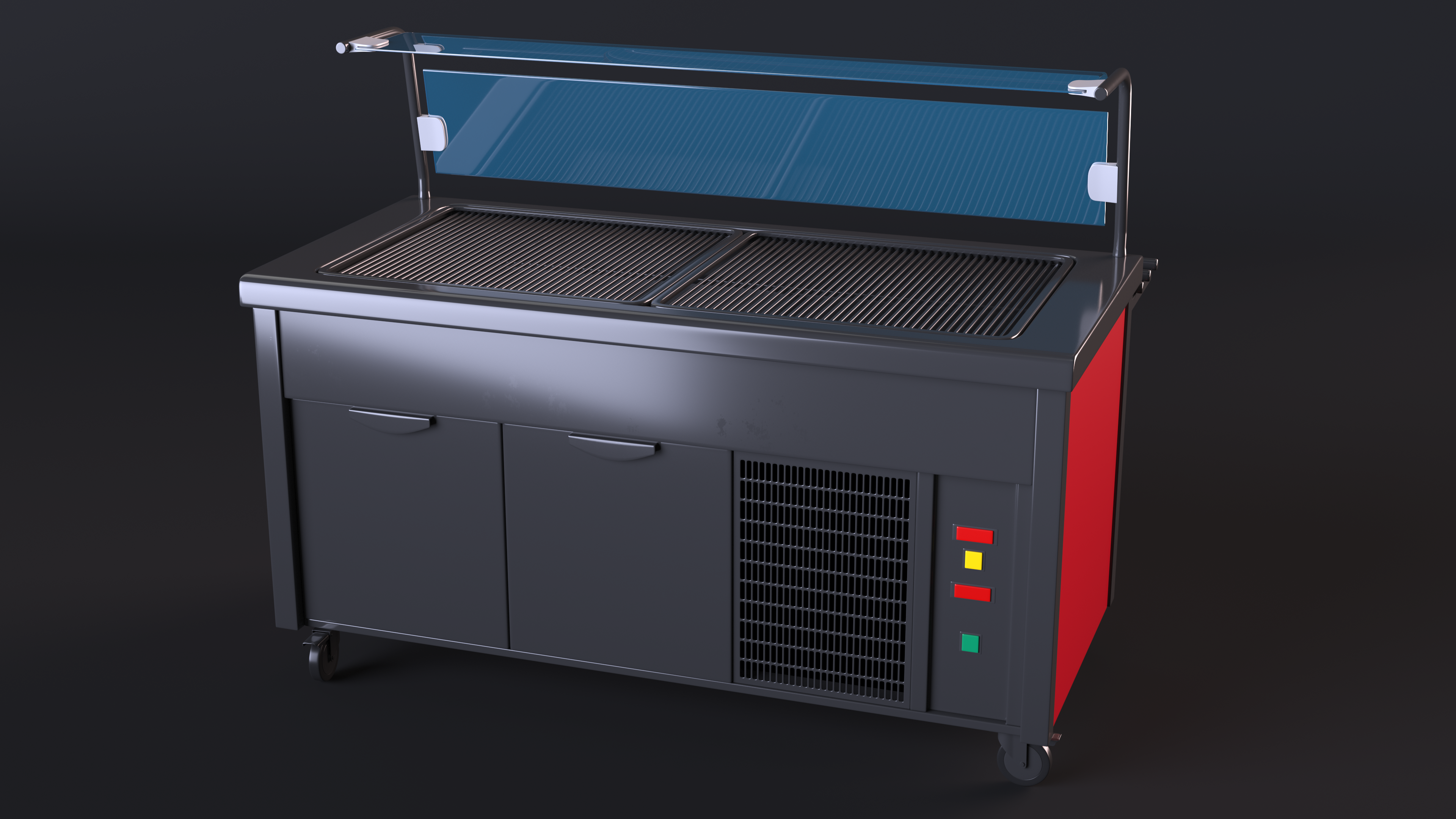 Counter Heated Service Line, view 12