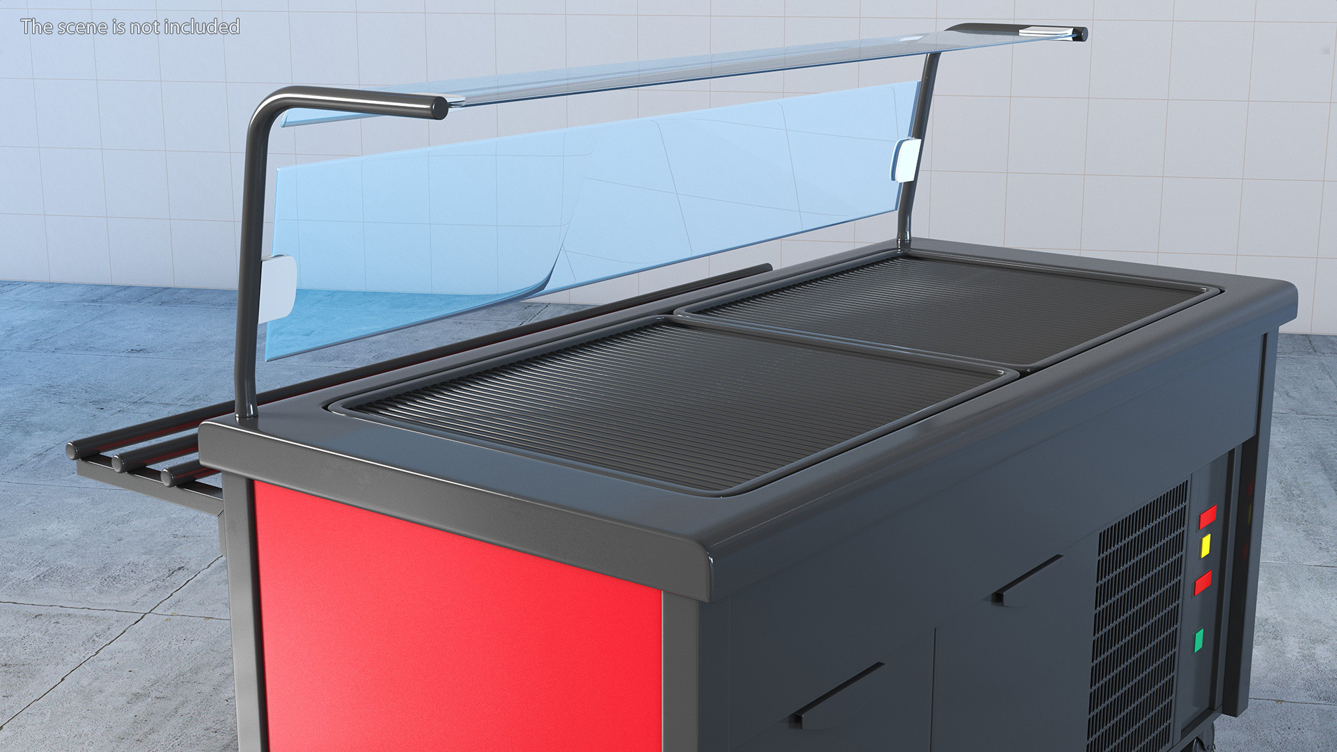 Counter Heated Service Line 3D