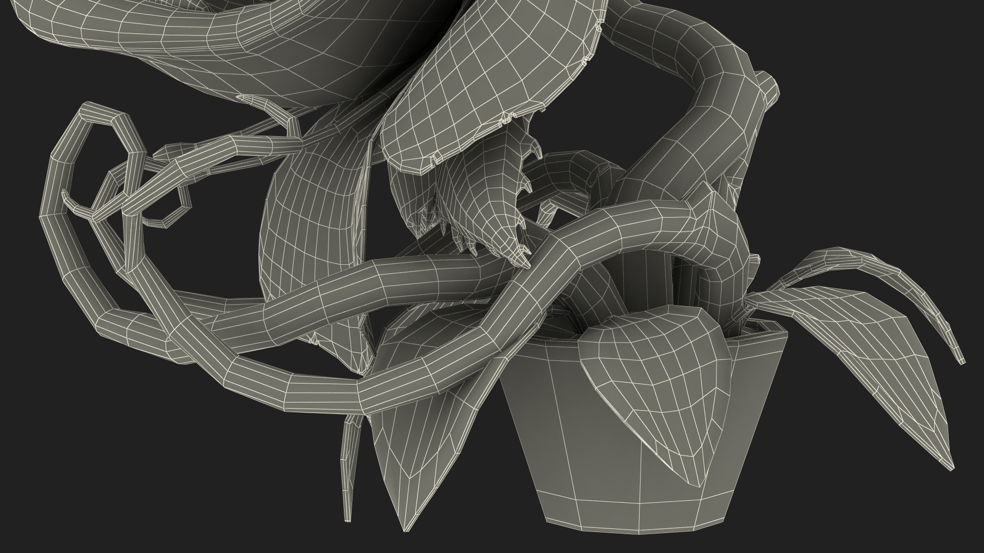 Angry Plant Monster 3D model