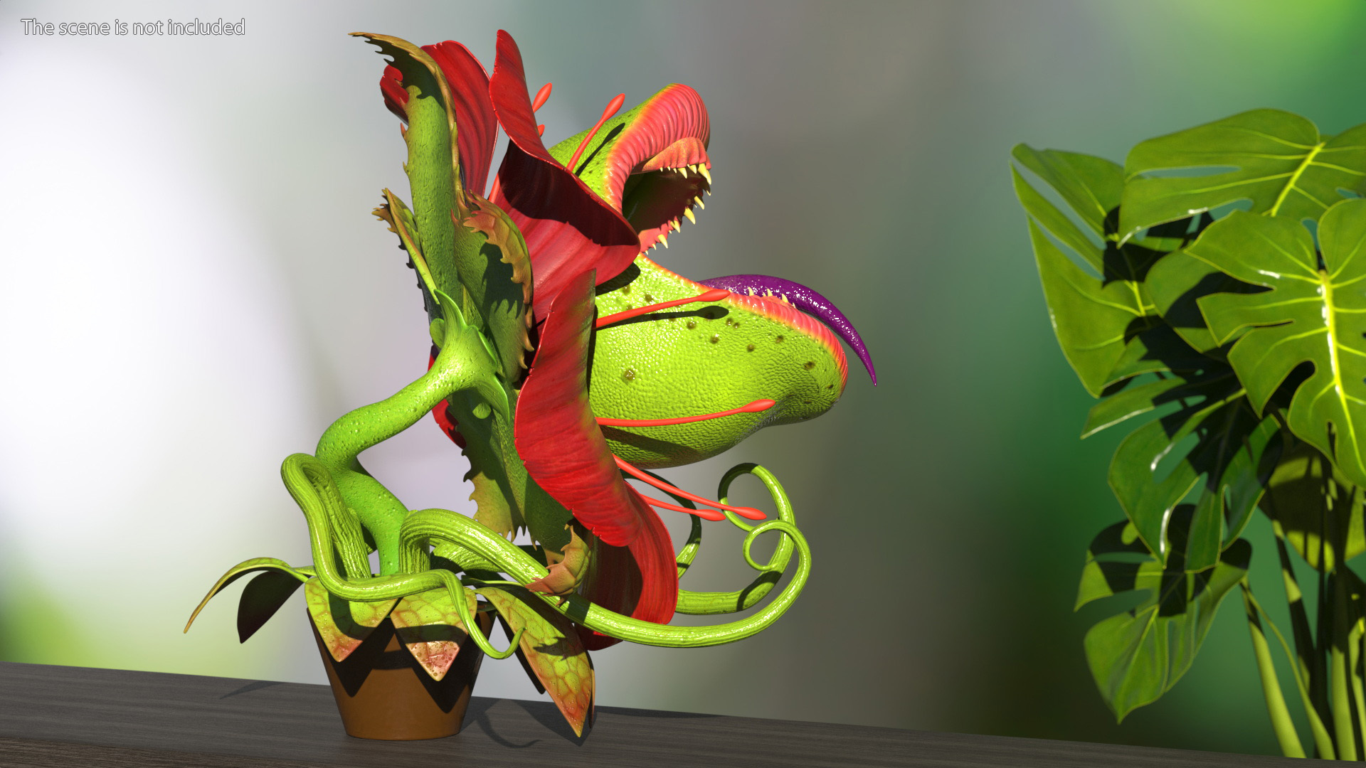 Angry Plant Monster 3D model