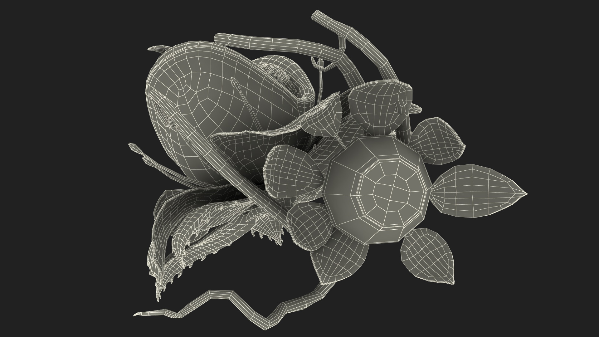 Angry Plant Monster 3D model