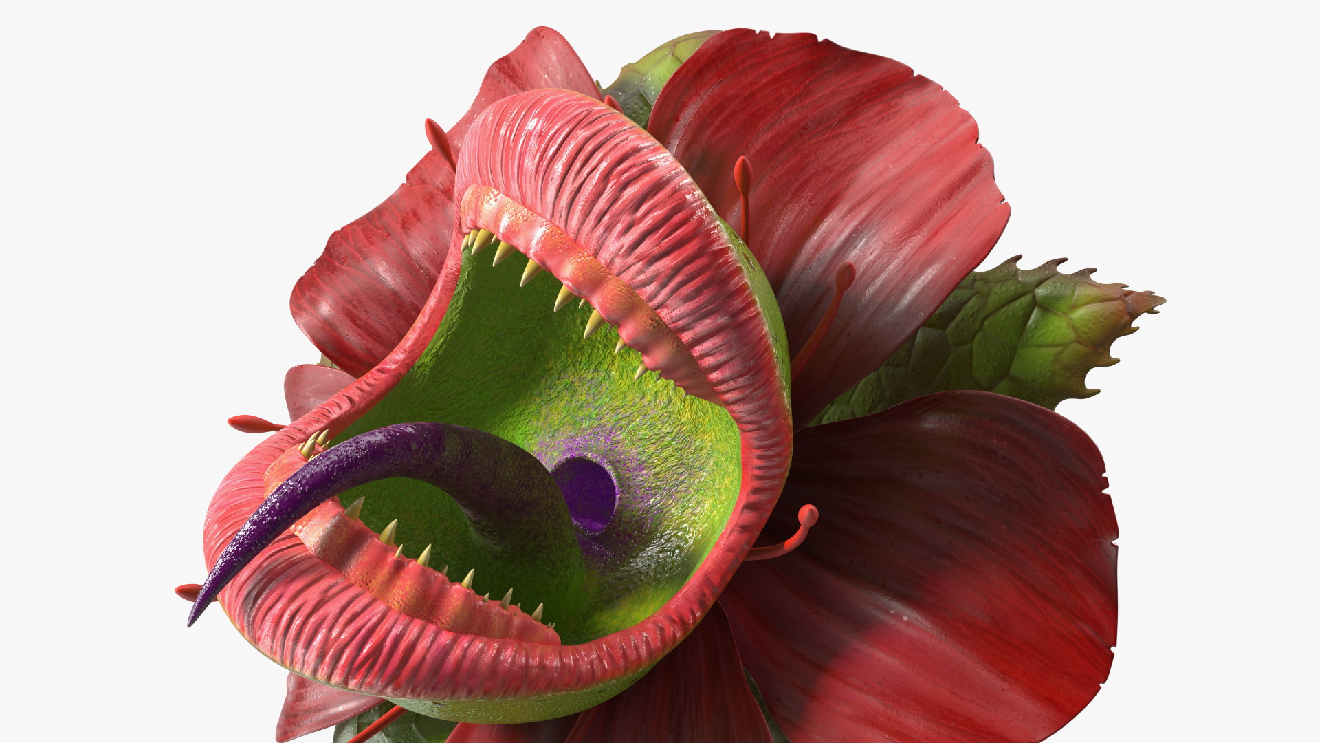 Angry Plant Monster 3D model