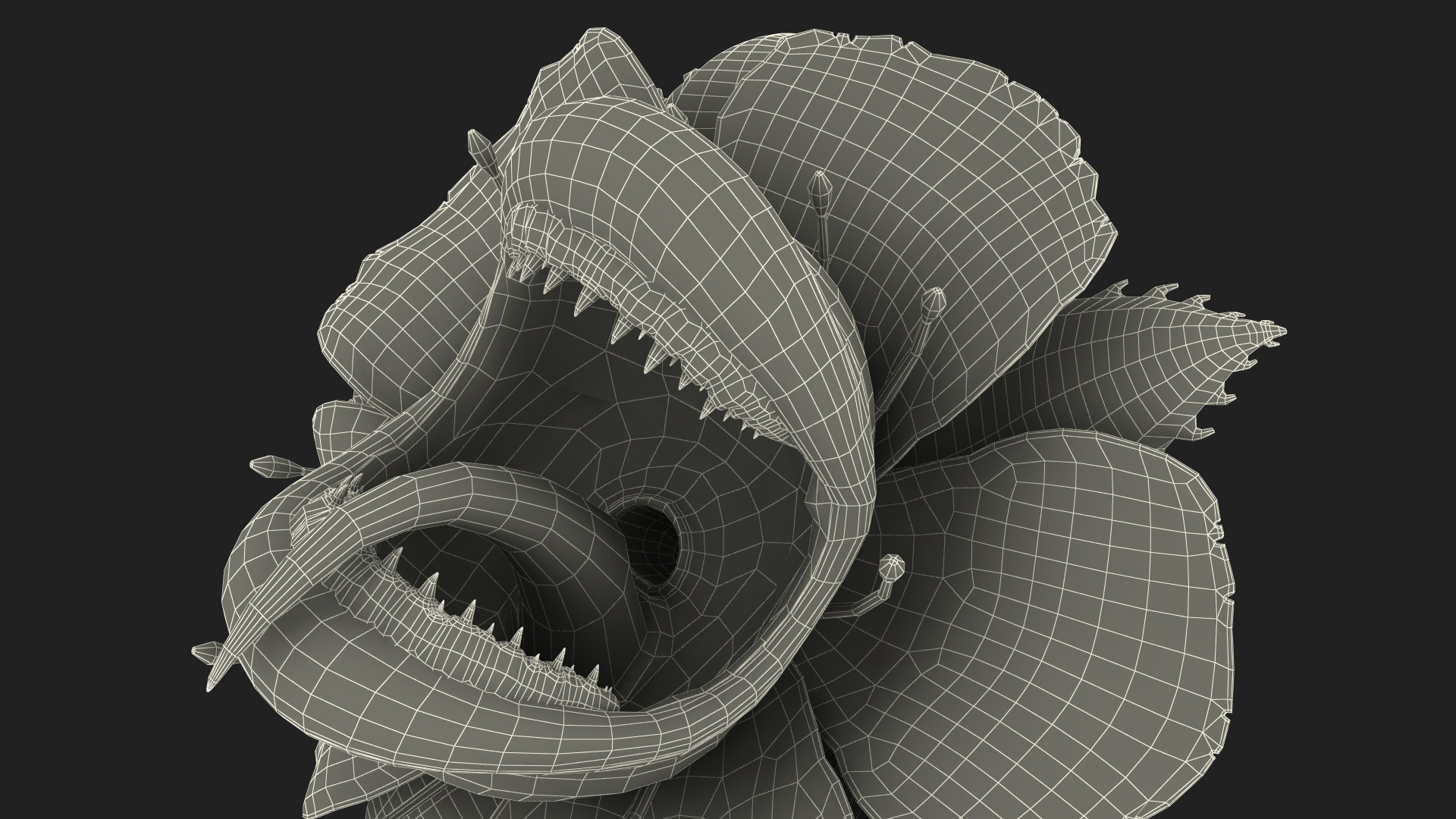 Angry Plant Monster 3D model