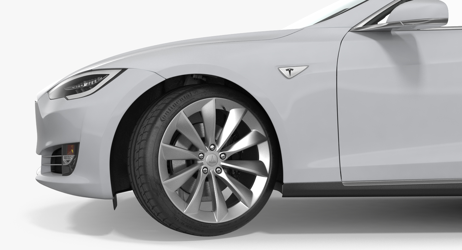 Tesla Model S P100D 2017 3D model