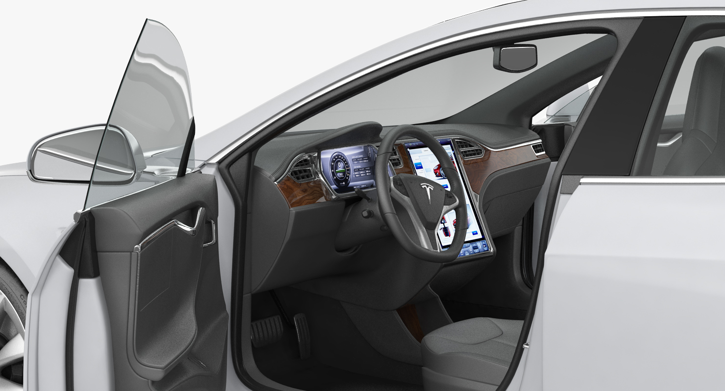 Tesla Model S P100D 2017 3D model