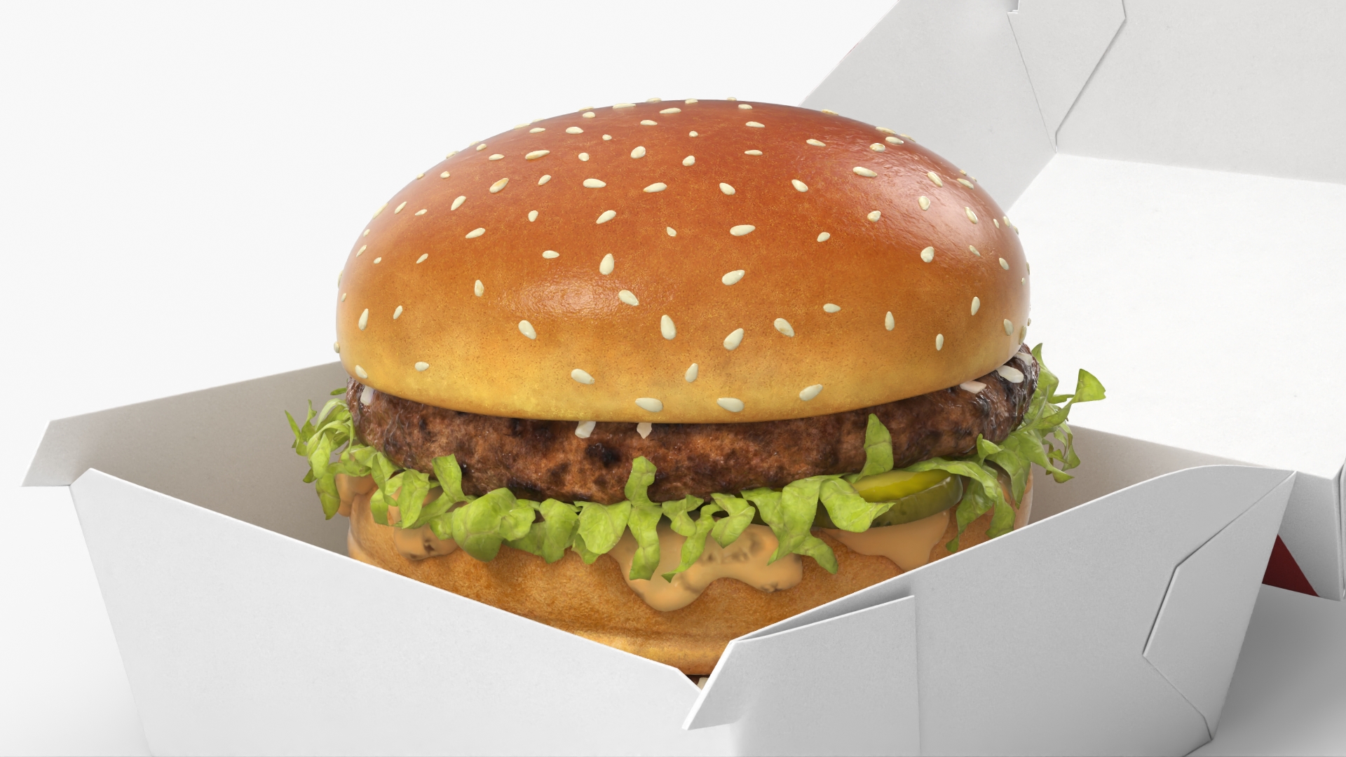 McDonalds Big Mac in Burger Box - view 2