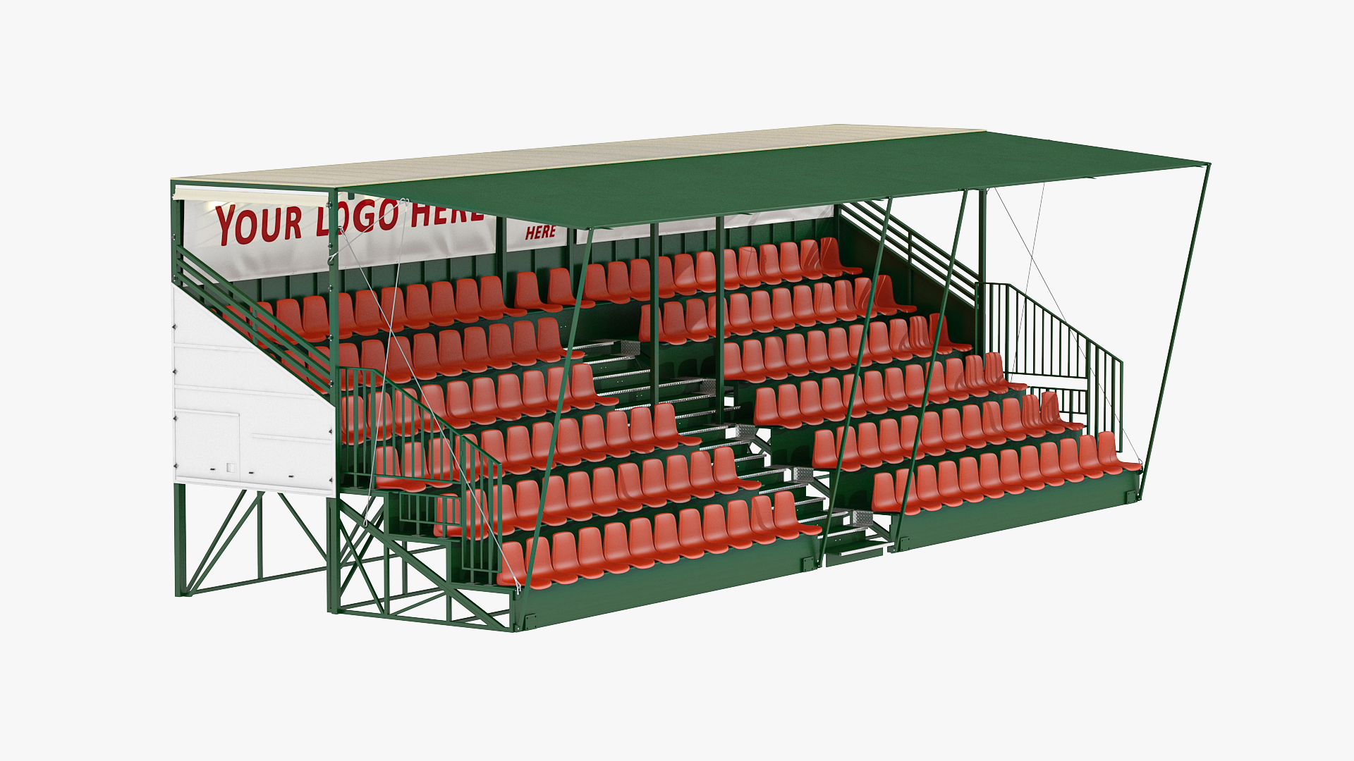 3D Mobile Tiered Seating