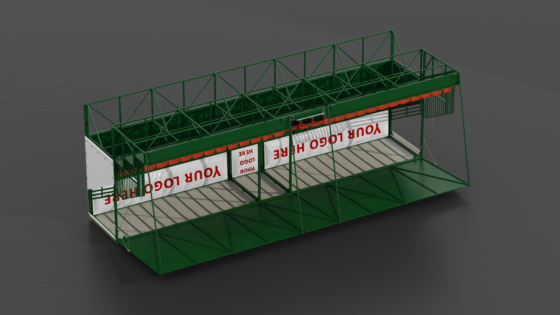 3D Mobile Tiered Seating