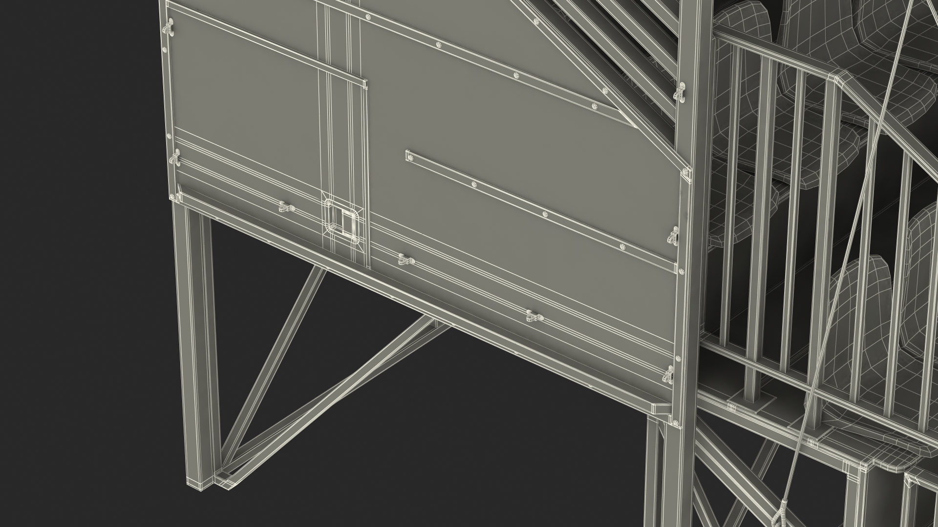 3D Mobile Tiered Seating