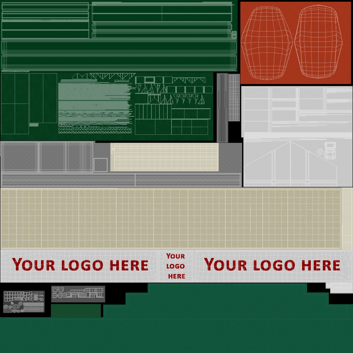 3D Mobile Tiered Seating