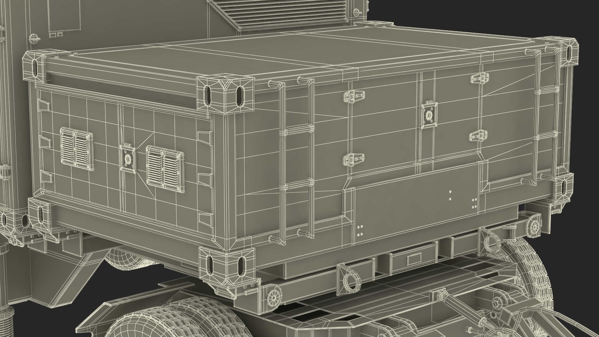3D Crotale NG Air Defense Missile System Rigged for Maya model