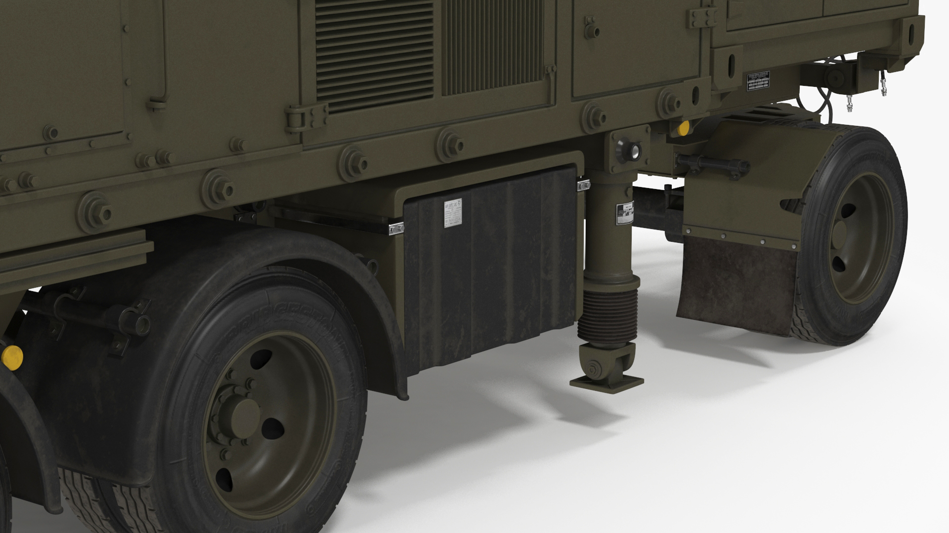 3D Crotale NG Air Defense Missile System Rigged for Maya model