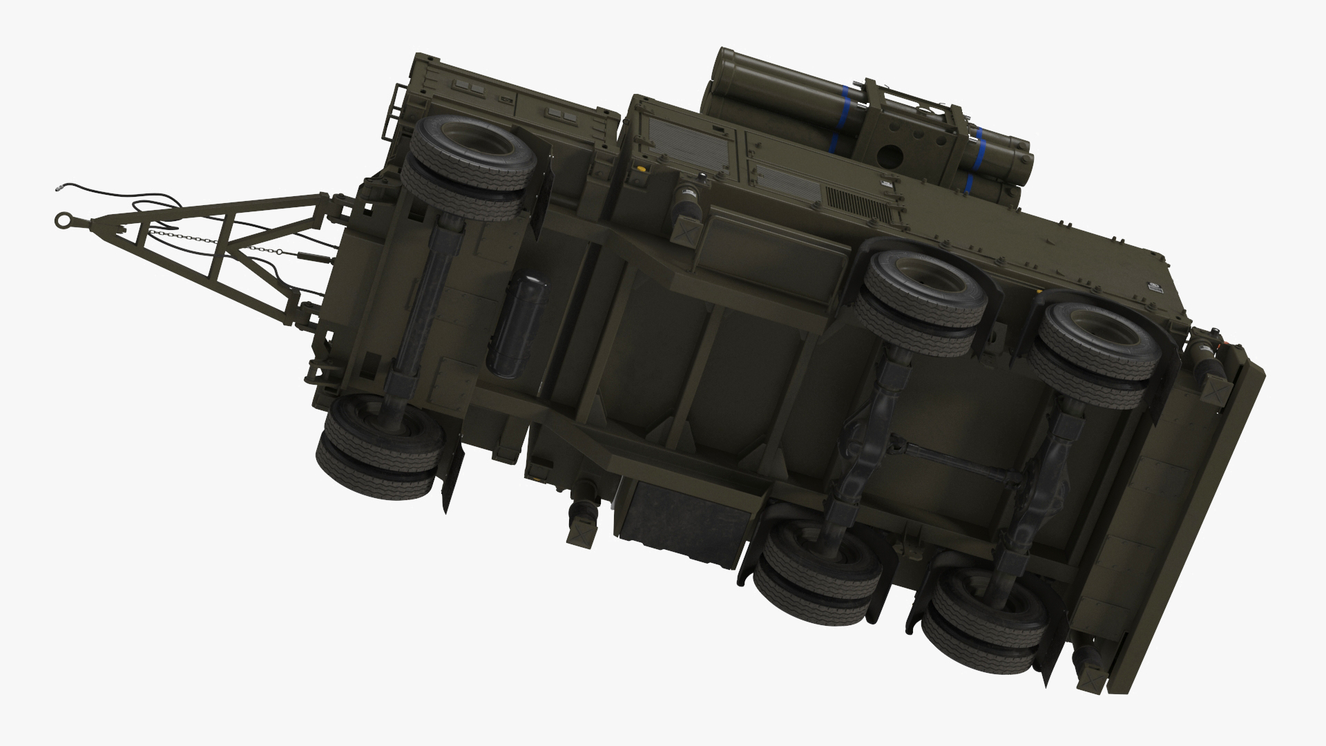 3D Crotale NG Air Defense Missile System Rigged for Maya model