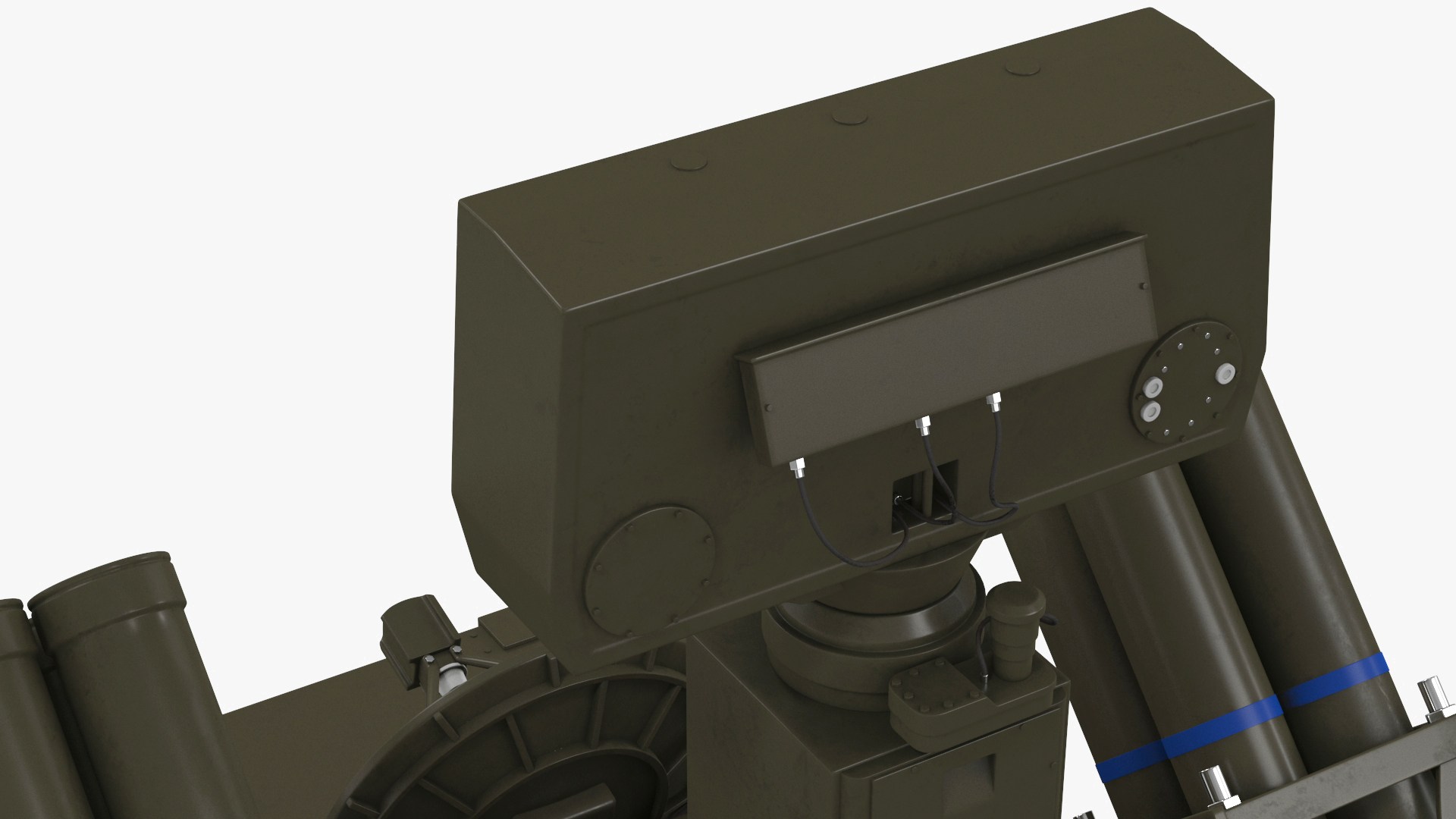 3D Crotale NG Air Defense Missile System Rigged for Maya model