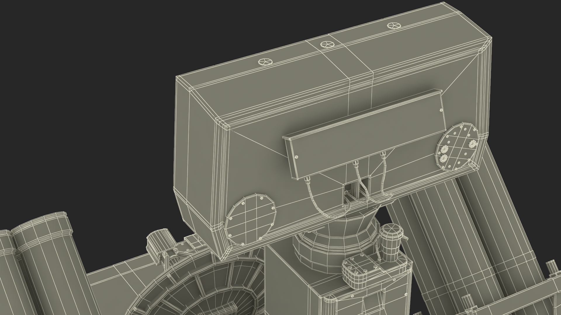 3D Crotale NG Air Defense Missile System Rigged for Maya model