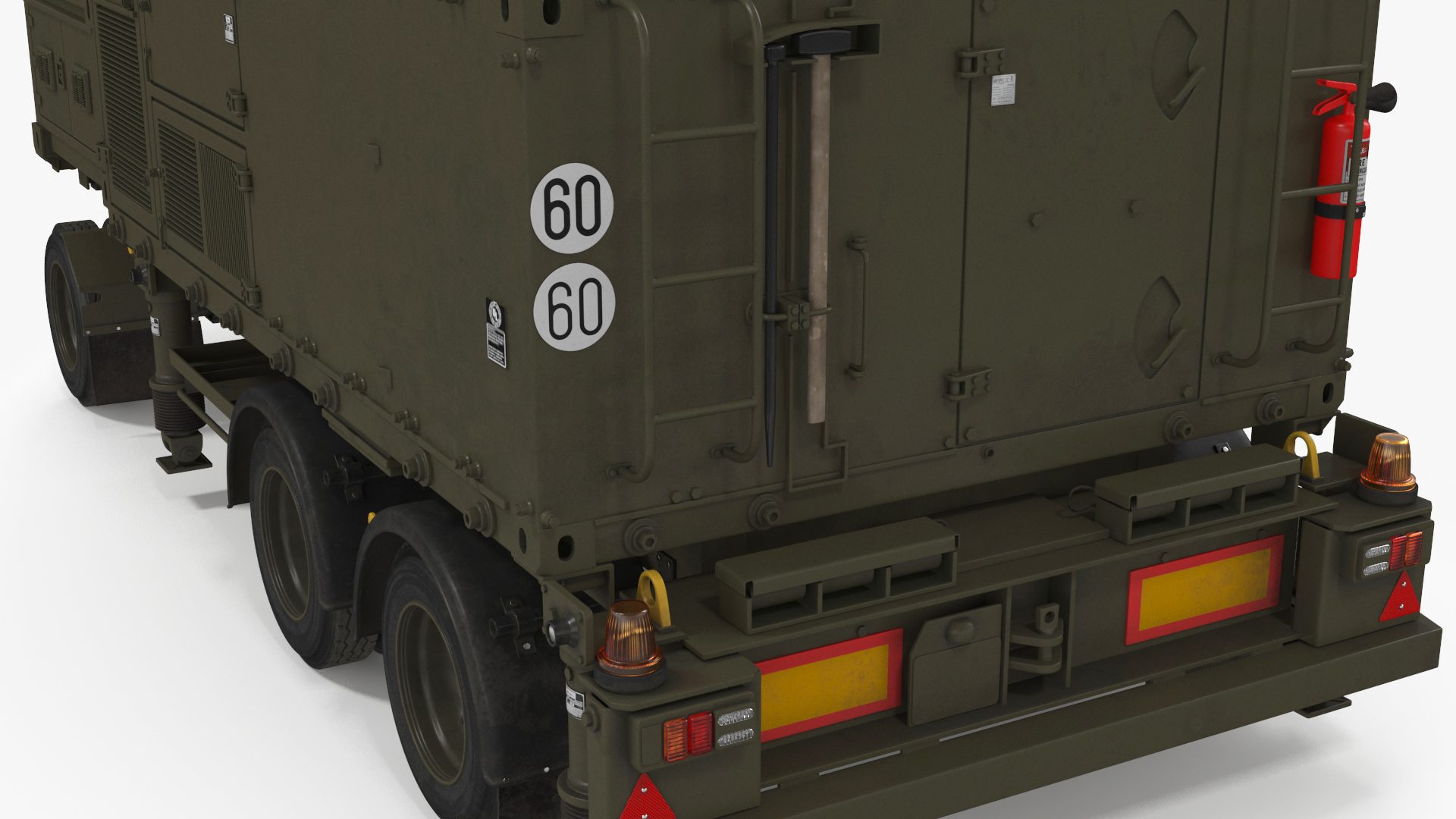 3D Crotale NG Air Defense Missile System Rigged for Maya model