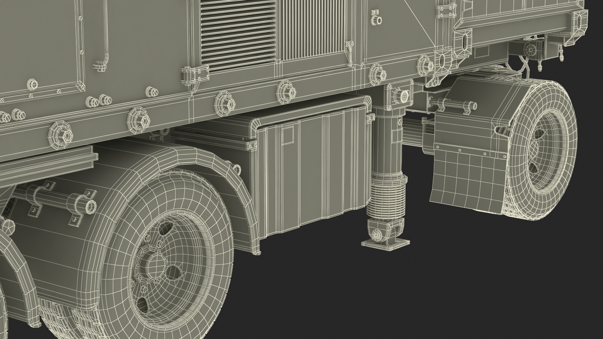 3D Crotale NG Air Defense Missile System Rigged for Maya model