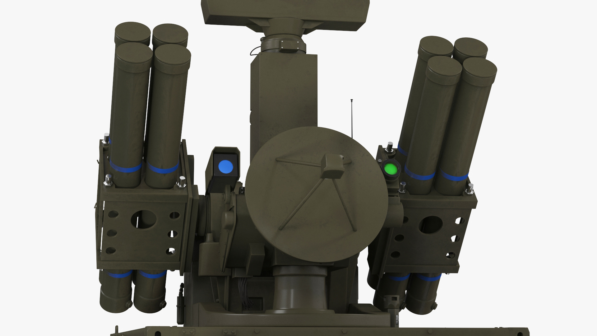 3D Crotale NG Air Defense Missile System Rigged for Maya model