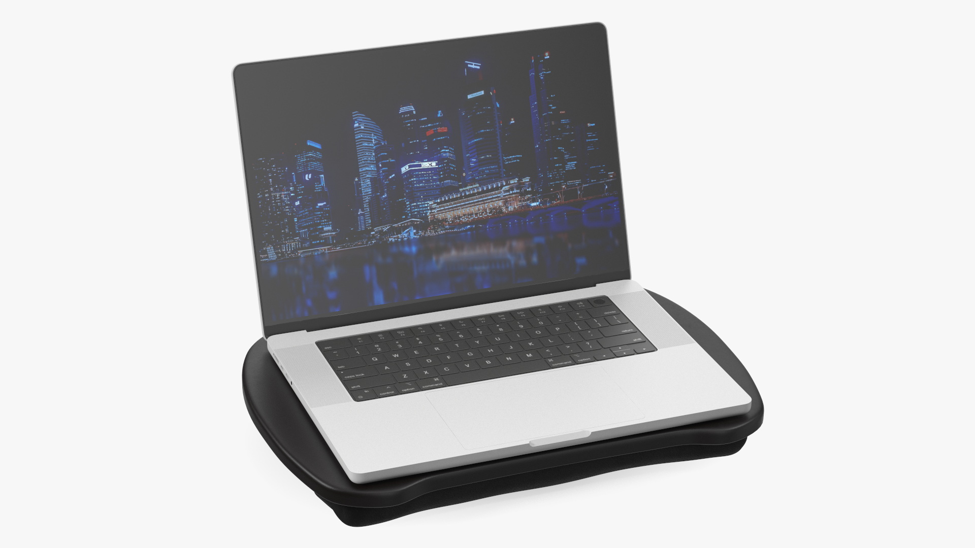 Laptop Stand Table Black 3D model