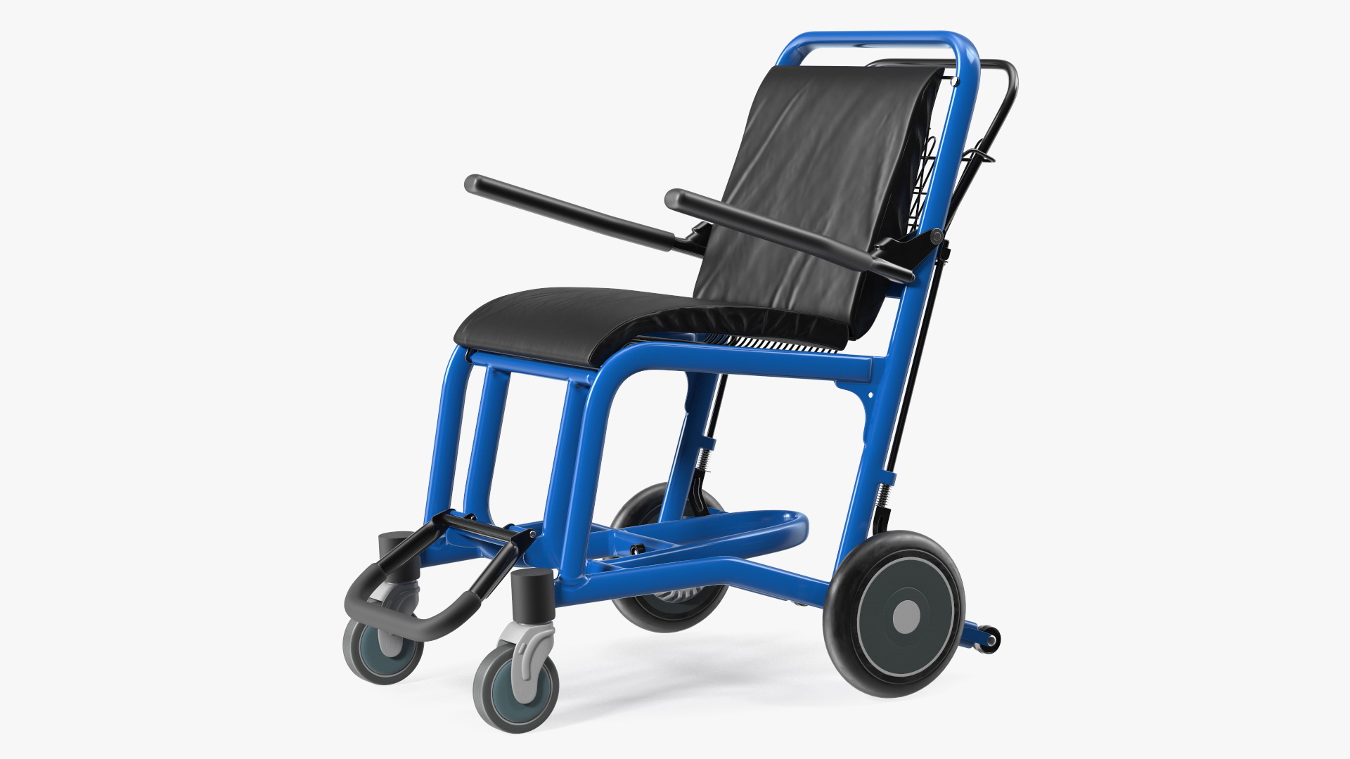 3D Airport Wheelchair Blue model