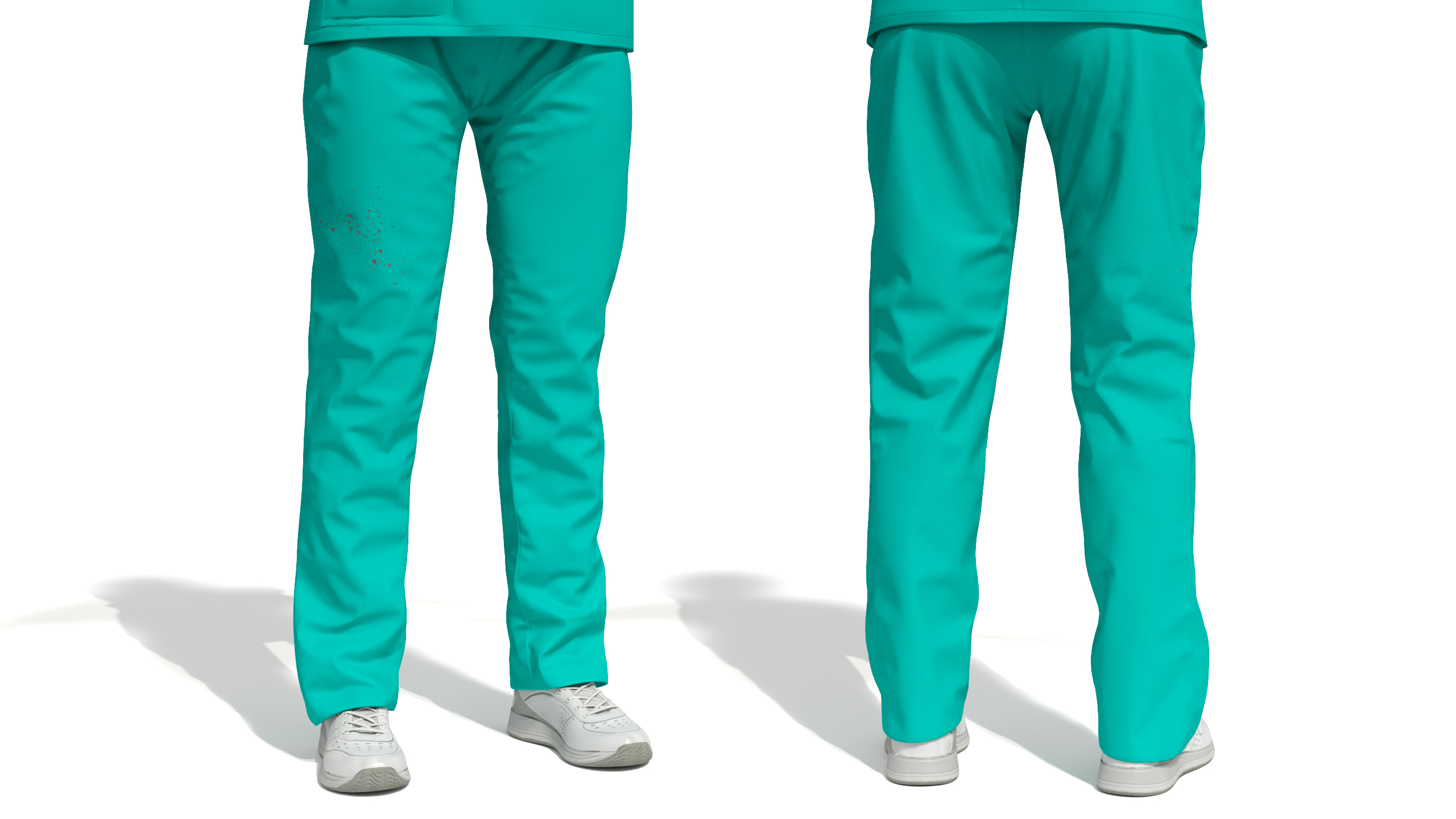 Female Surgeon Wearing Surgical Gown Fur Rigged 3D