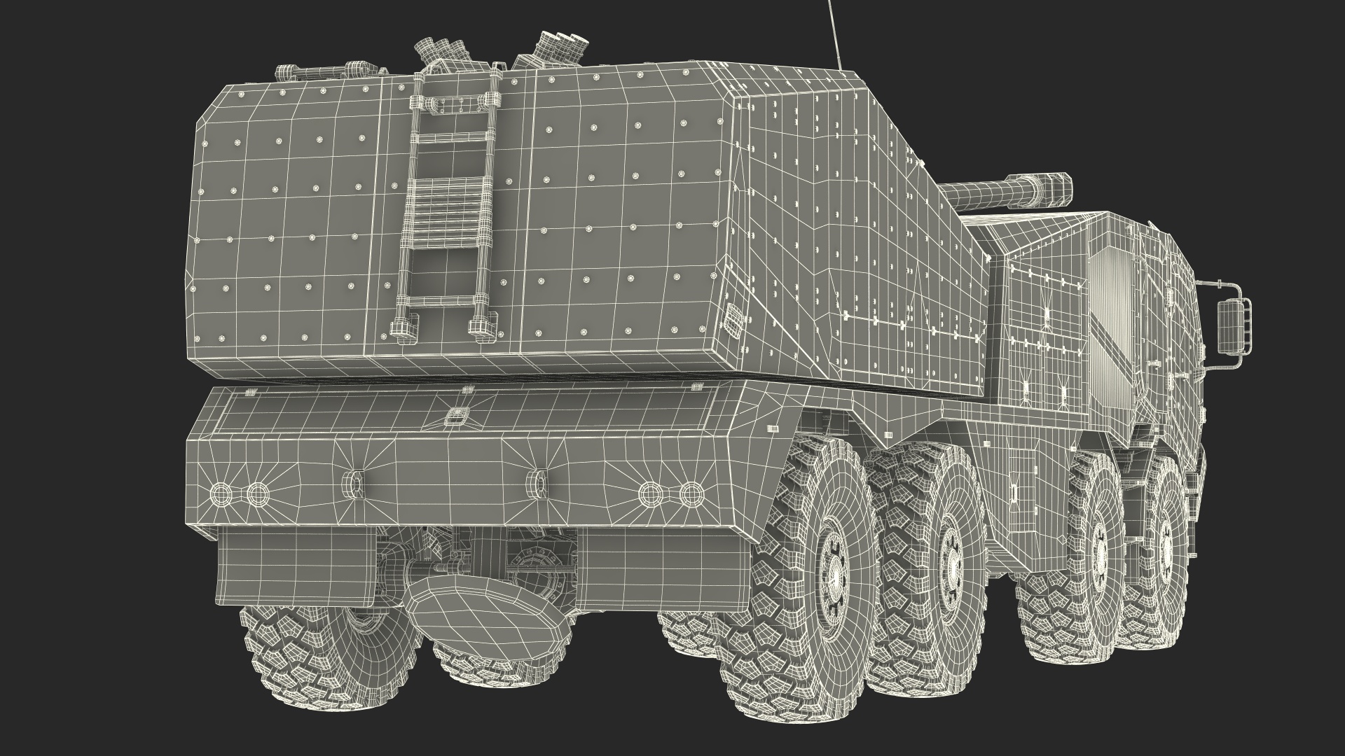 Morana Self-Propelled Howitzer Gun 3D model