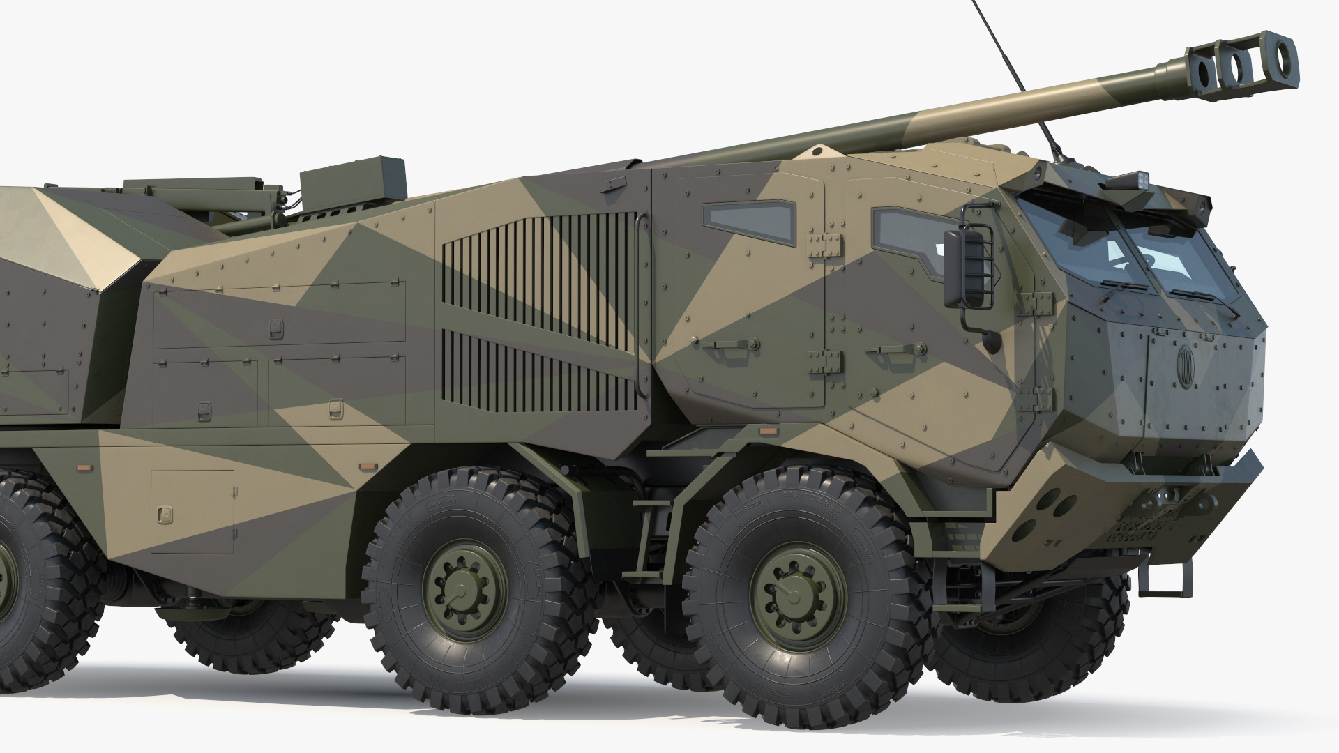 Morana Self-Propelled Howitzer Gun 3D model