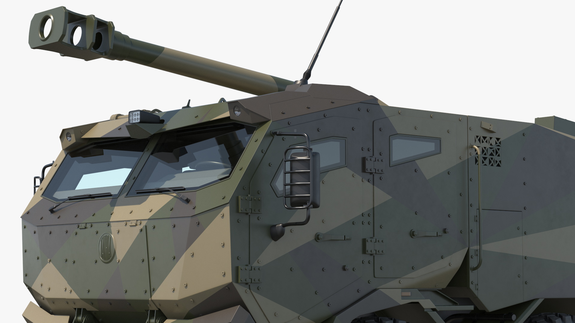 Morana Self-Propelled Howitzer Gun 3D model