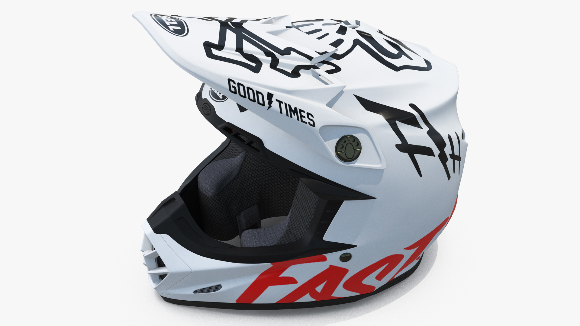 Motorcycle Helmet Bell 3D