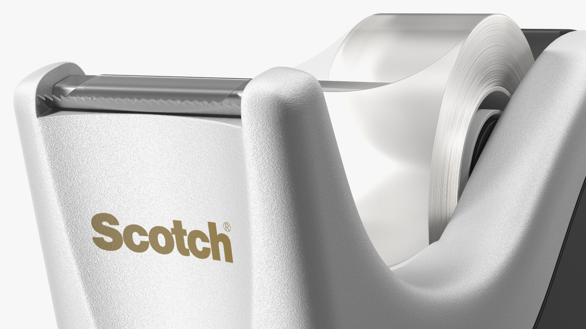 Scotch C60ST Desk Tape Dispenser Transparent 3D model