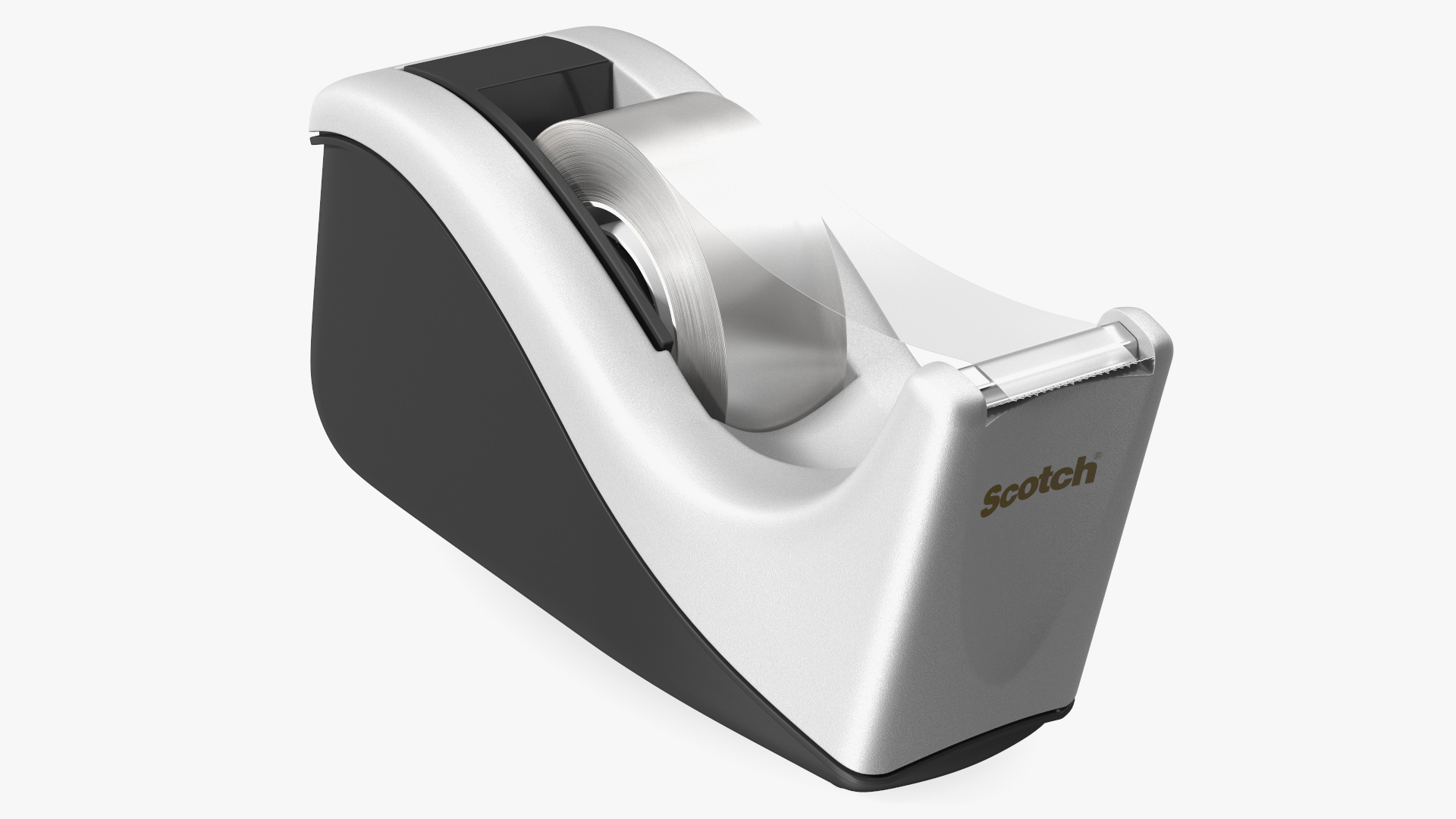 Scotch C60ST Desk Tape Dispenser Transparent 3D model