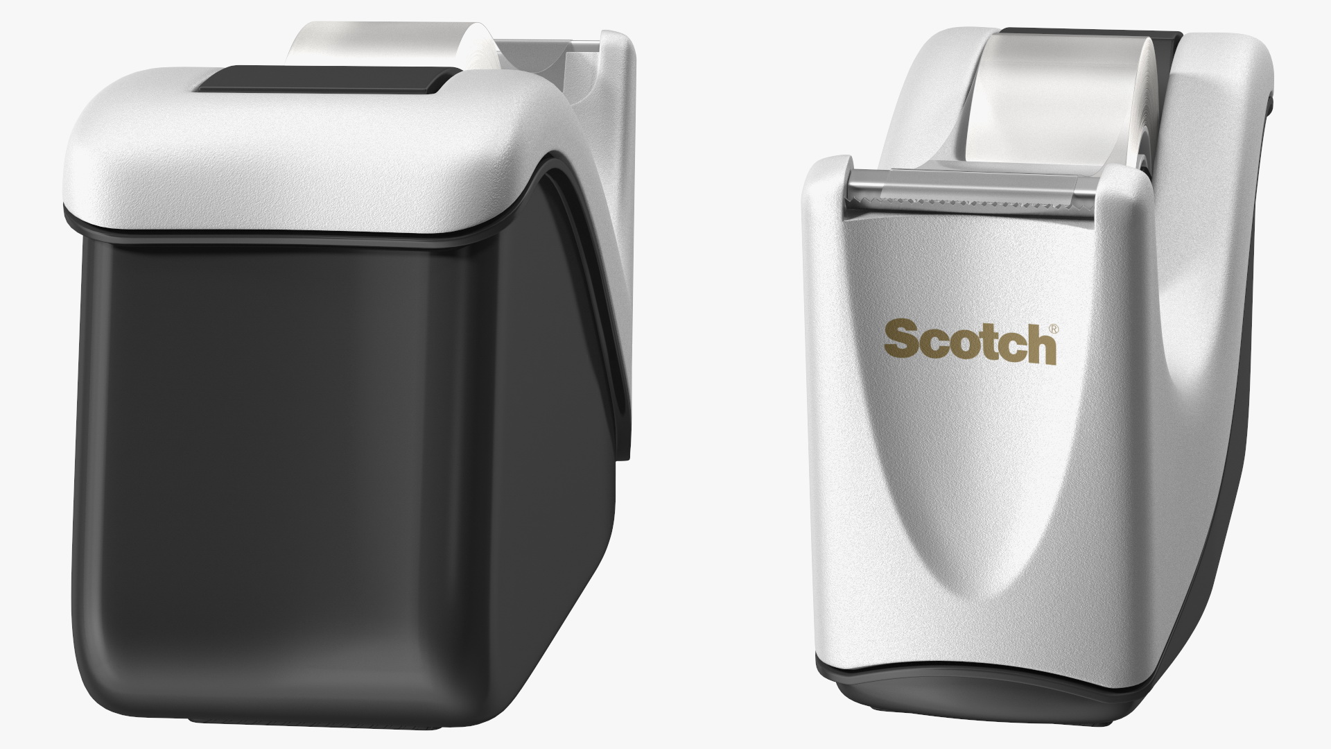 Scotch C60ST Desk Tape Dispenser Transparent 3D model