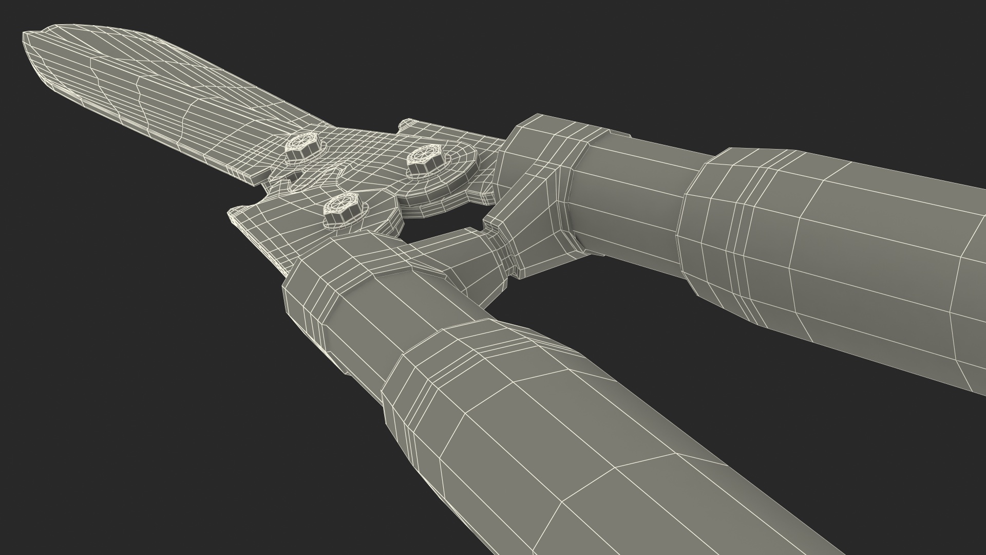 Garden Hedge Shears 3D model