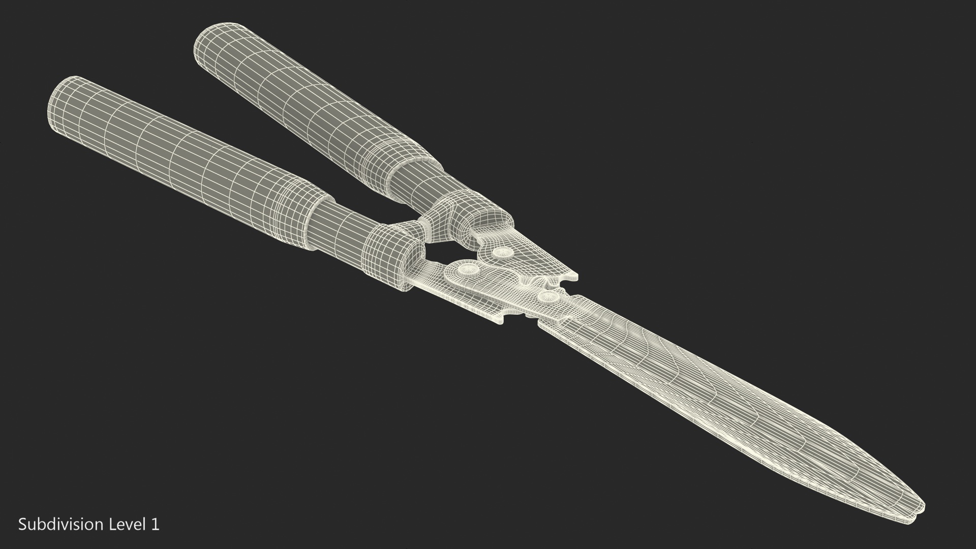 Garden Hedge Shears 3D model