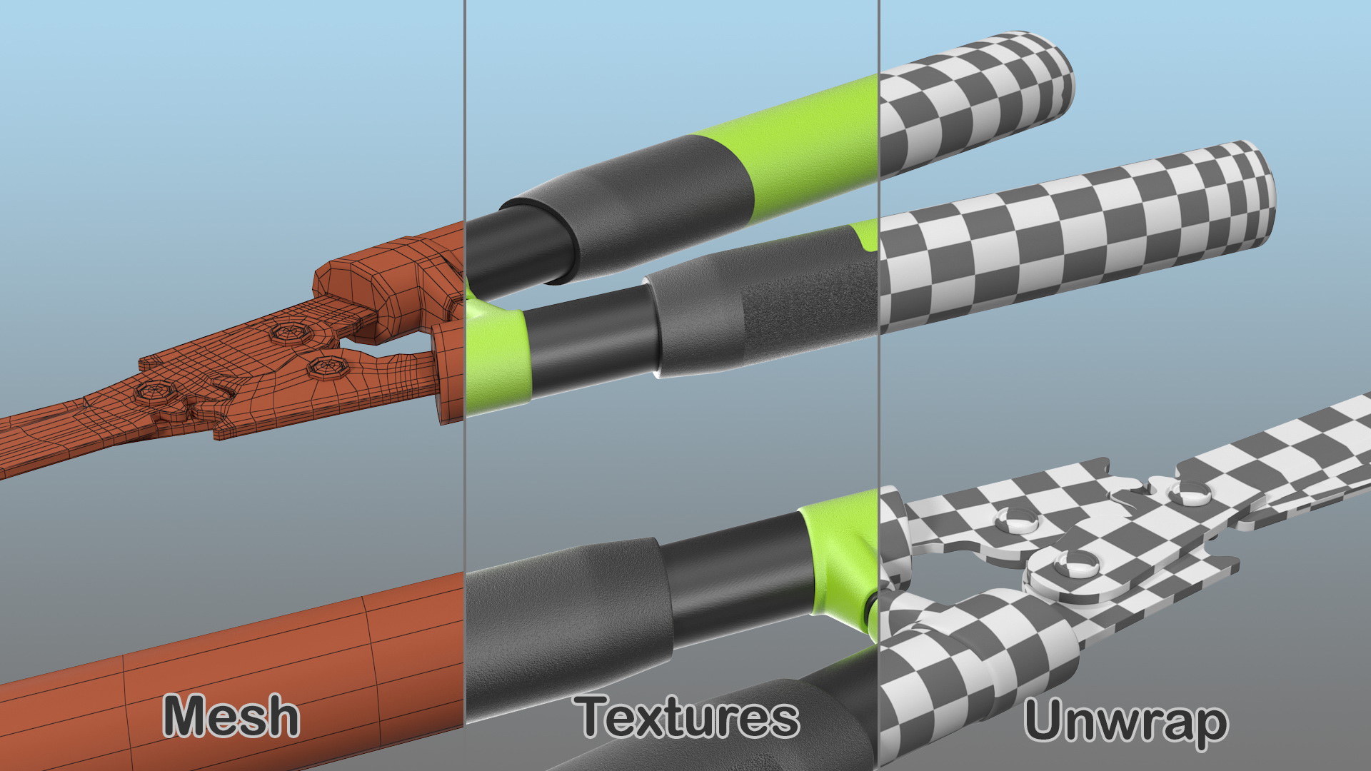 Garden Hedge Shears 3D model