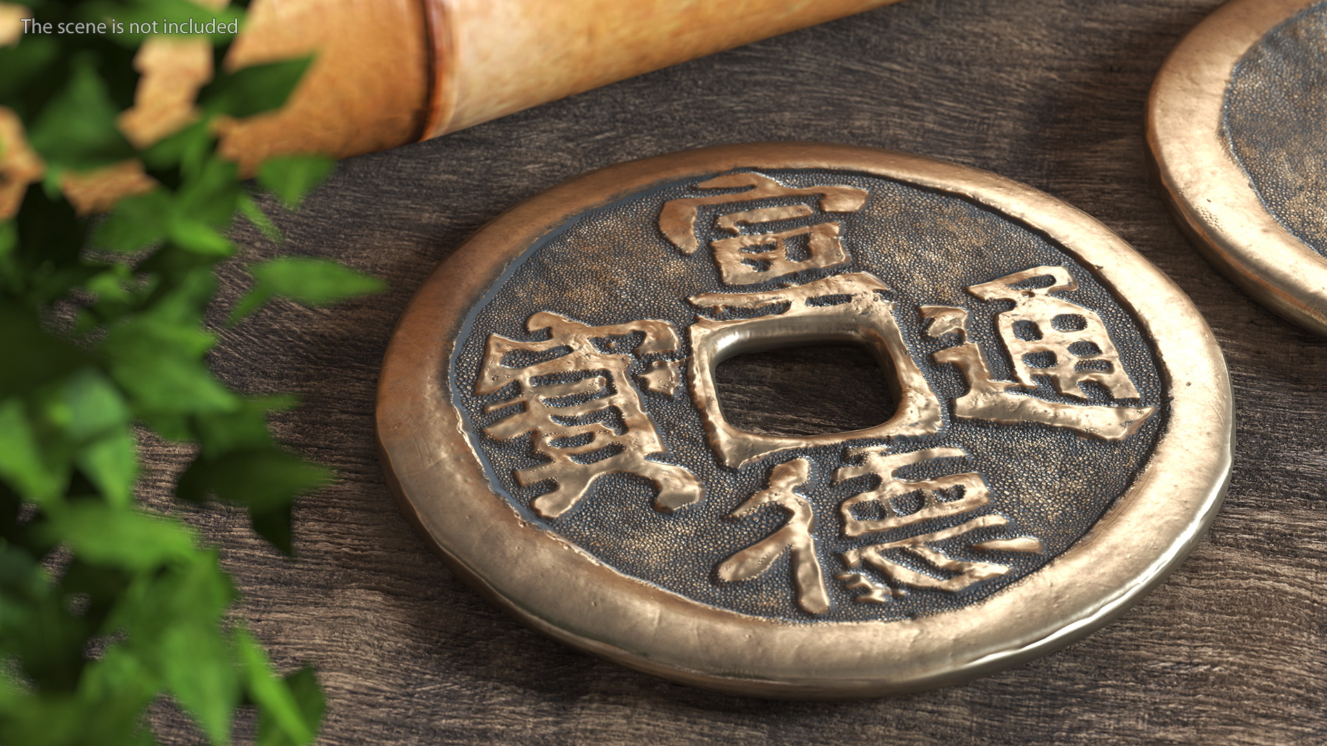 3D model Ancient China Ming Dynasty Xuan De Tong Bao Bronze