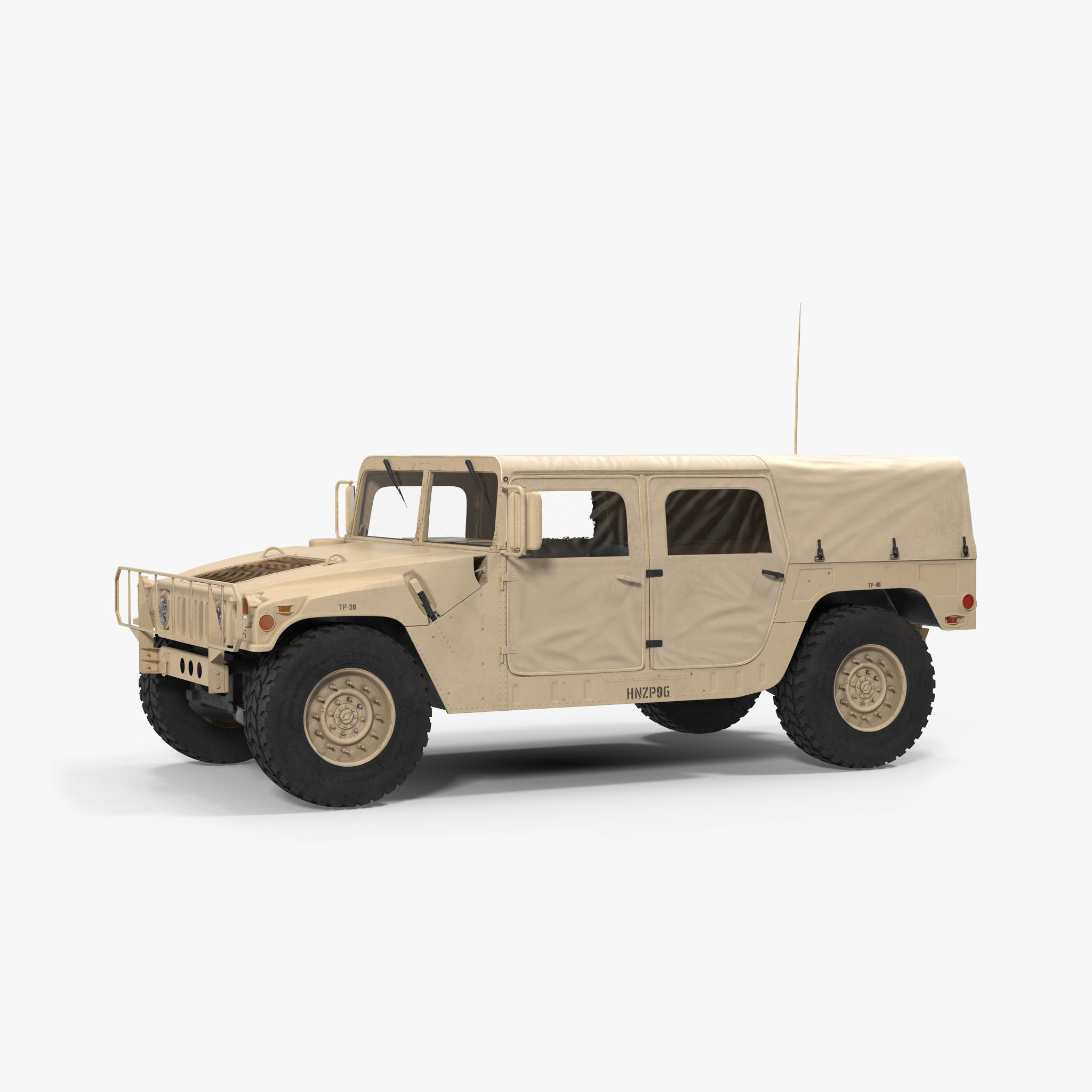 Soft top Troop Carrier HMMWV m1035 Desert, view 7