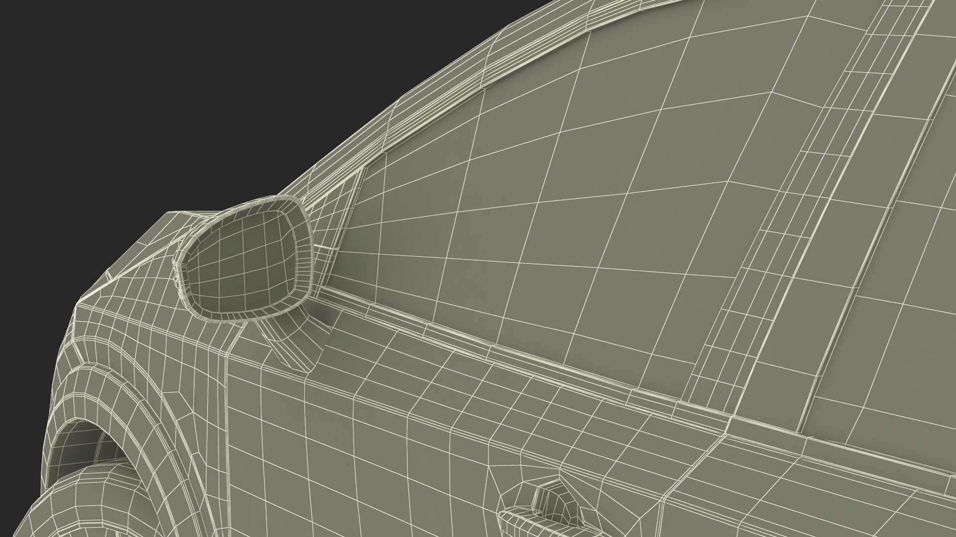 Concept Black Electric SUV Lights On Rigged for Cinema 4D 3D