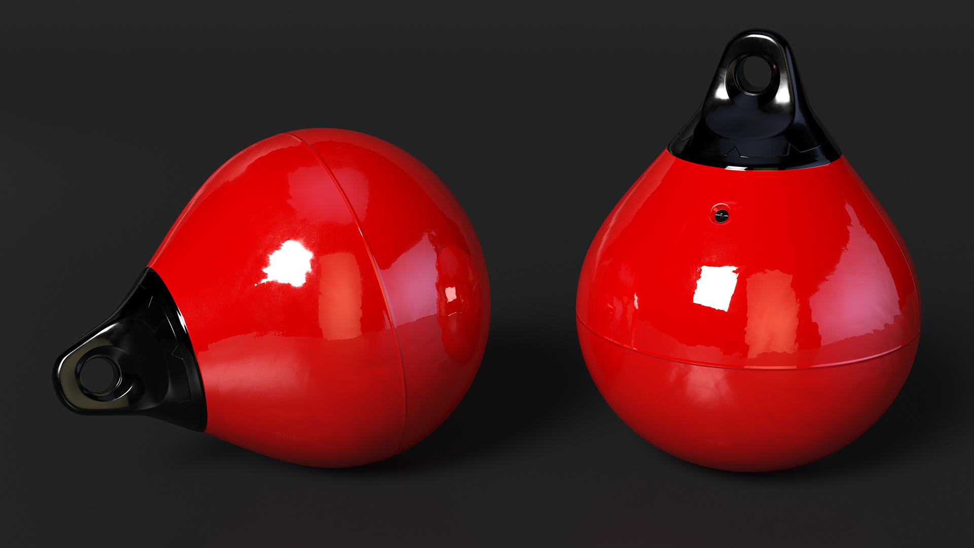 3D All Purpose Buoy A4 Red model